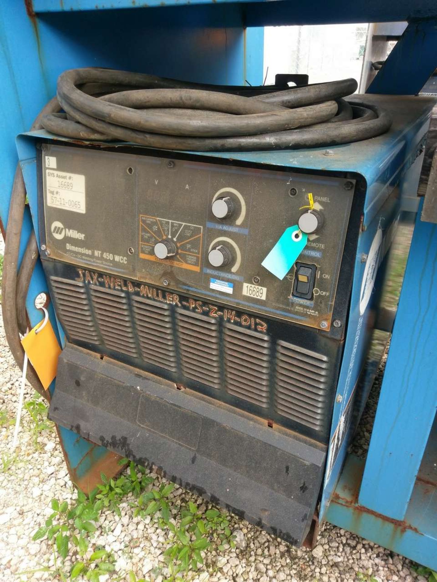 Miller Dimension NT 450 WCC (4) CC/CV DC Welding Power Sources - Image 13 of 22