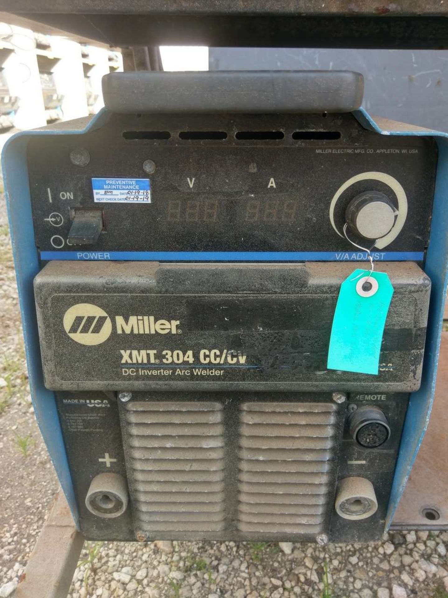 Miller XMT 304 CC/CV (4) DC Inverter Arc Welder - Image 11 of 19