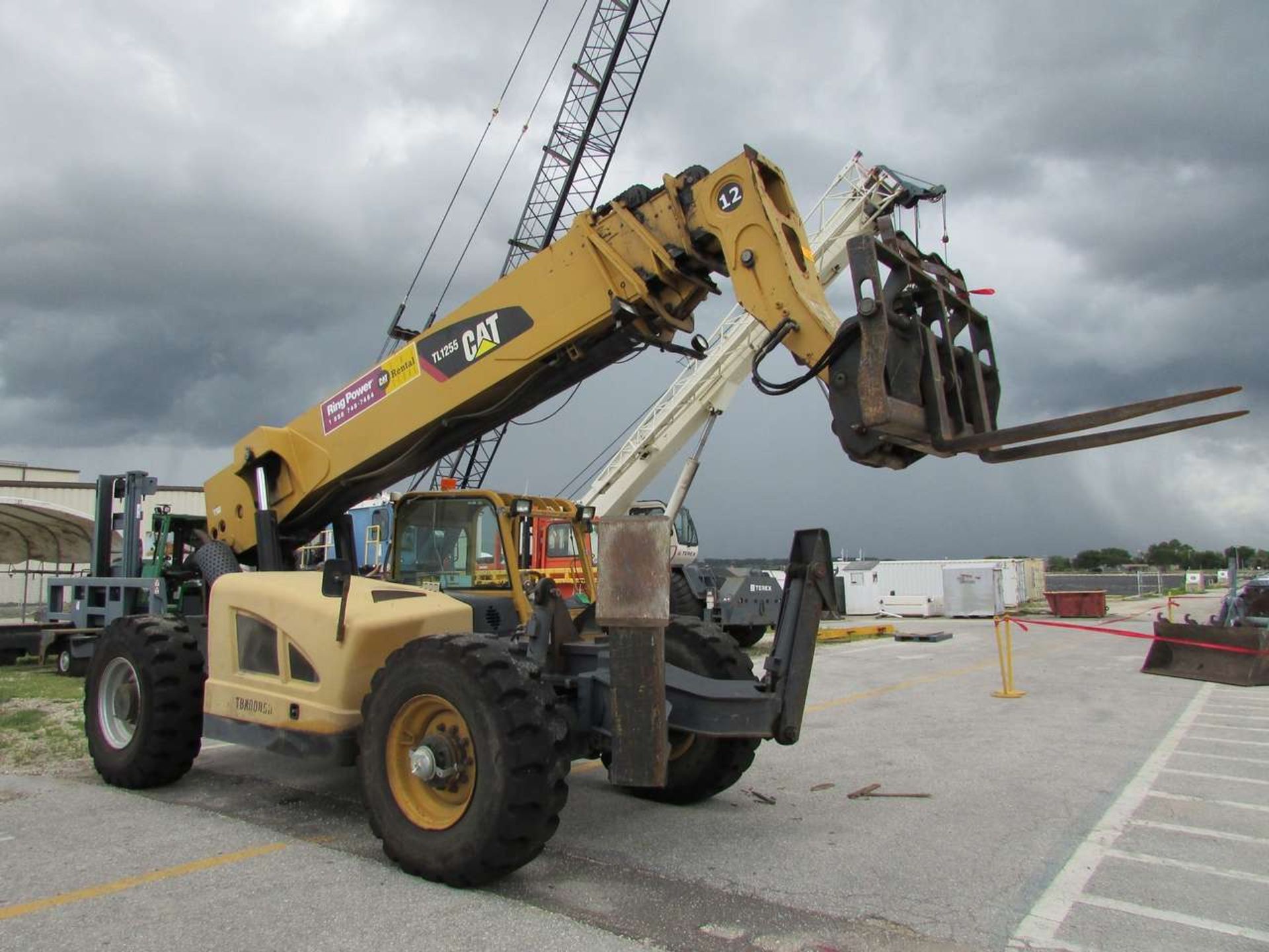 2011 CAT TL1255 Diesel Telescoping All Terrain Fork Truck - Image 9 of 15