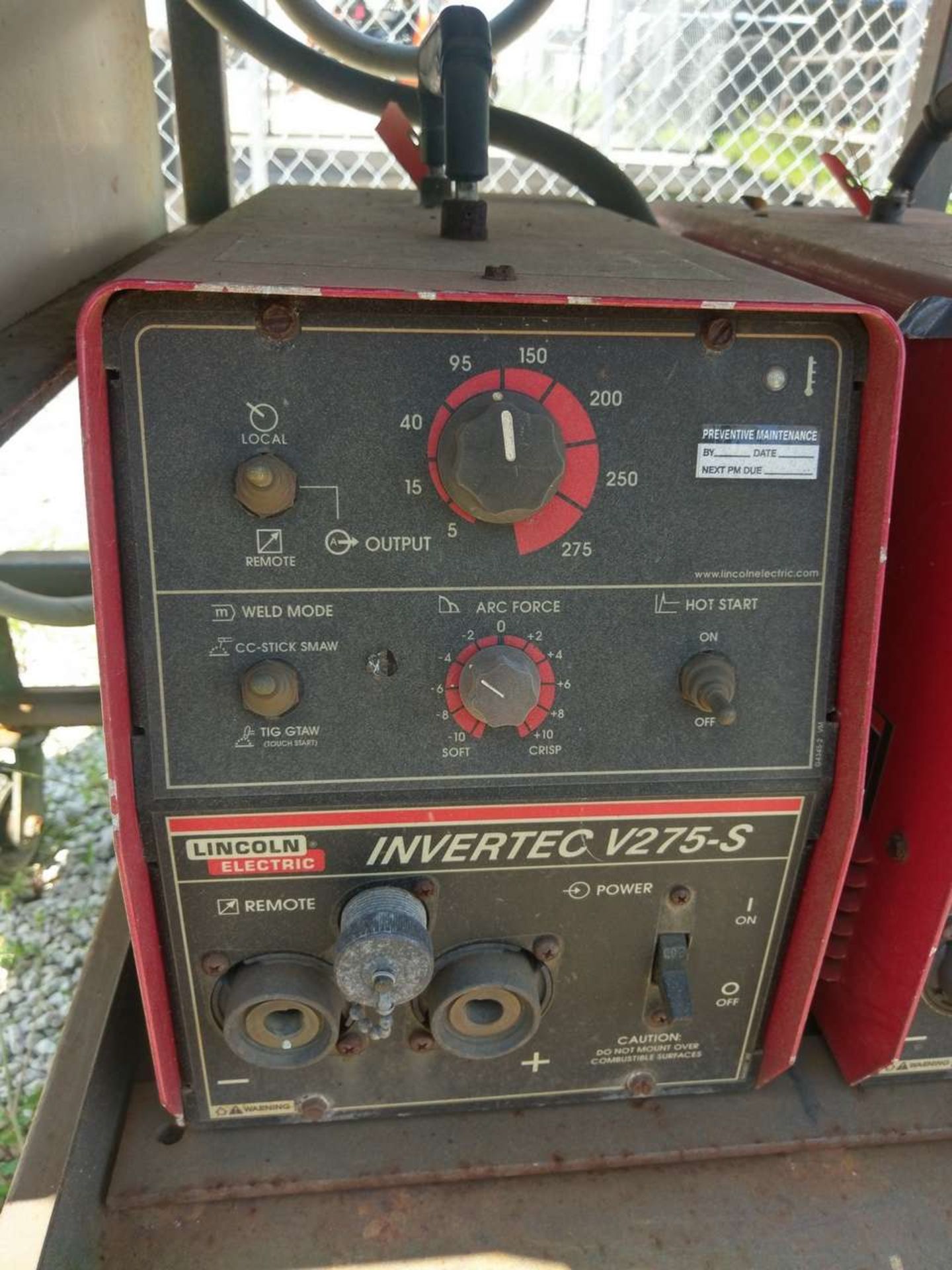 Lincoln Electric Invertec V-275 S (4) Welding Power Source - Image 10 of 16