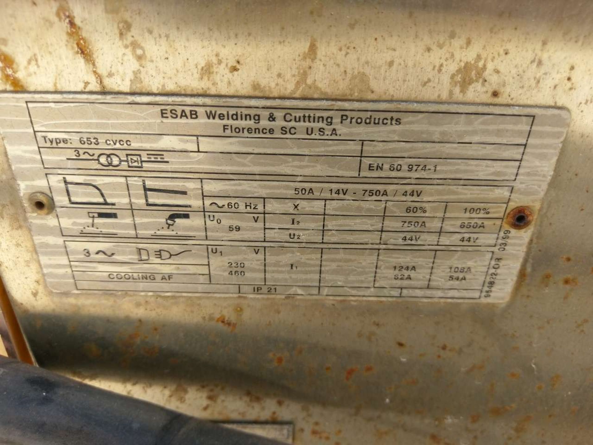 ESAB 653 CVCC (4) CC/CV Welding Power Sources - Image 25 of 26