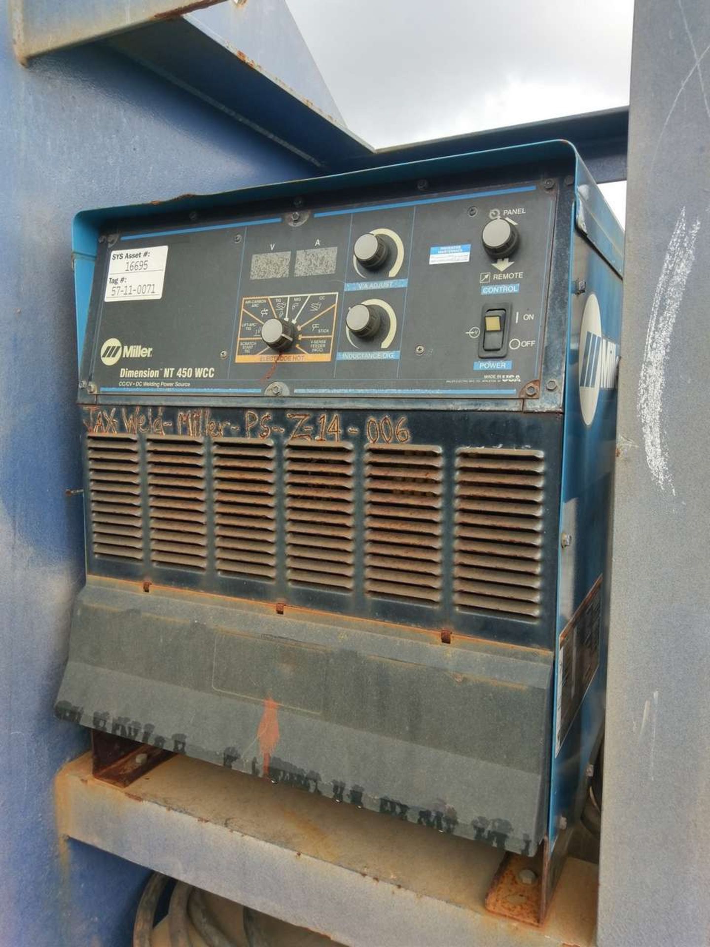 Miller Dimension NT 450 WCC (4) CC/CV DC Welding Power Sources - Image 3 of 22