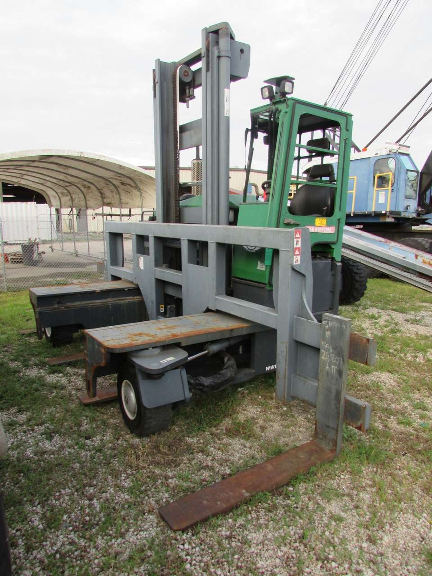 2014 CombiLift C14,000 3 Wheel Side Loading Fork Truck