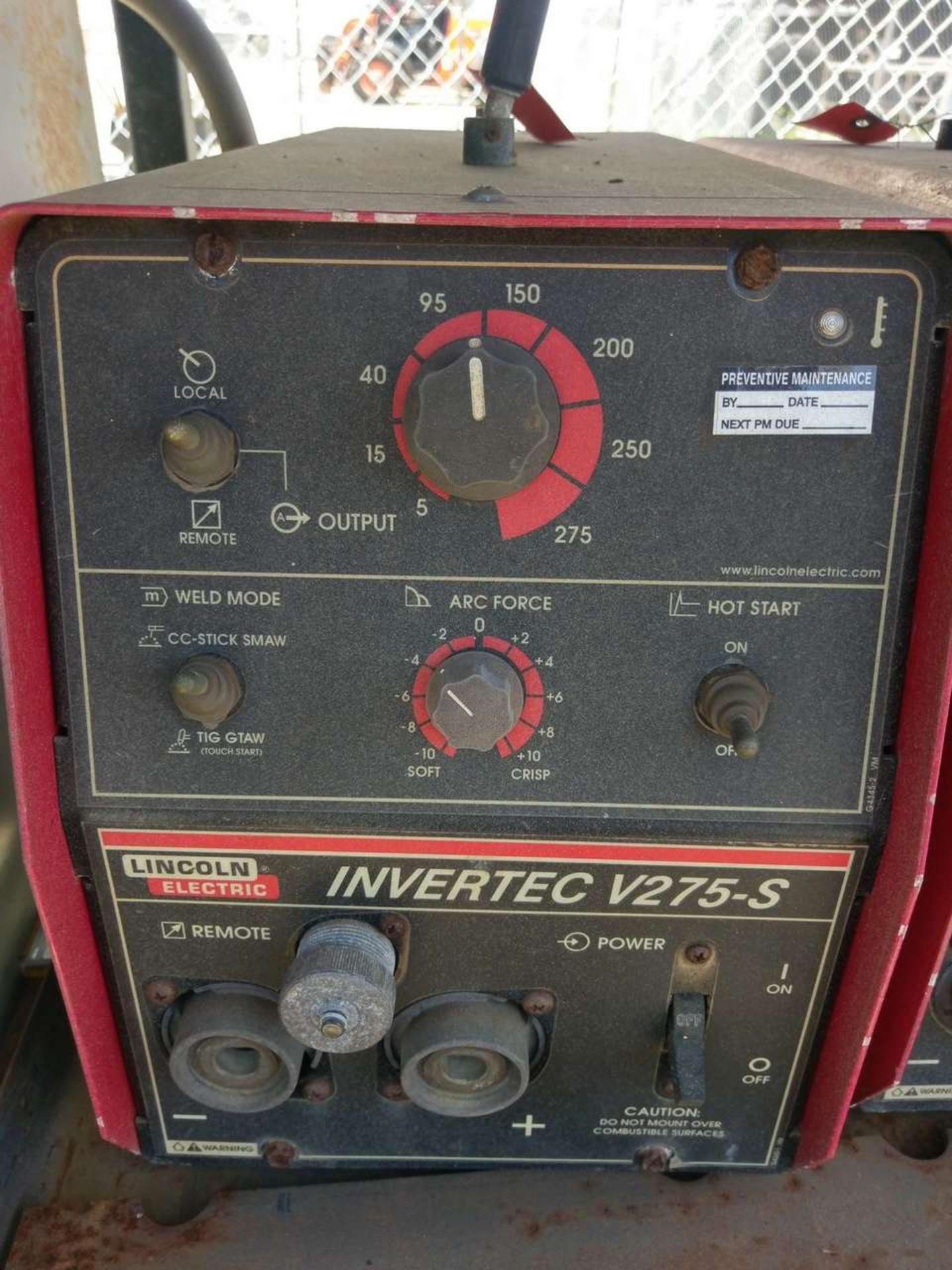 Lincoln Electric Invertec V-275 S (4) Welding Power Source - Image 3 of 16