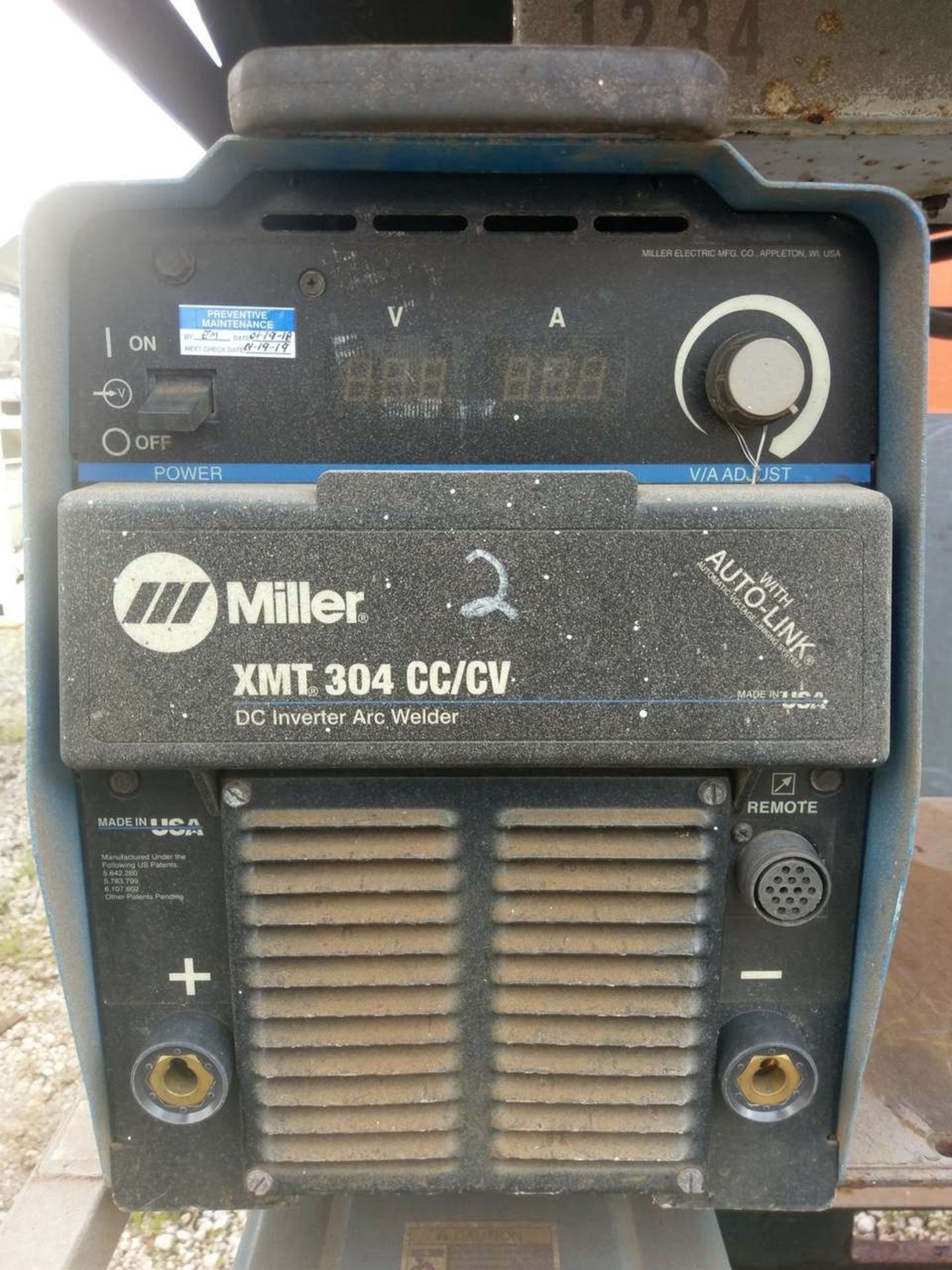 Miller XMT 304 CC/CV (4) DC Inverter Arc Welder - Image 3 of 19