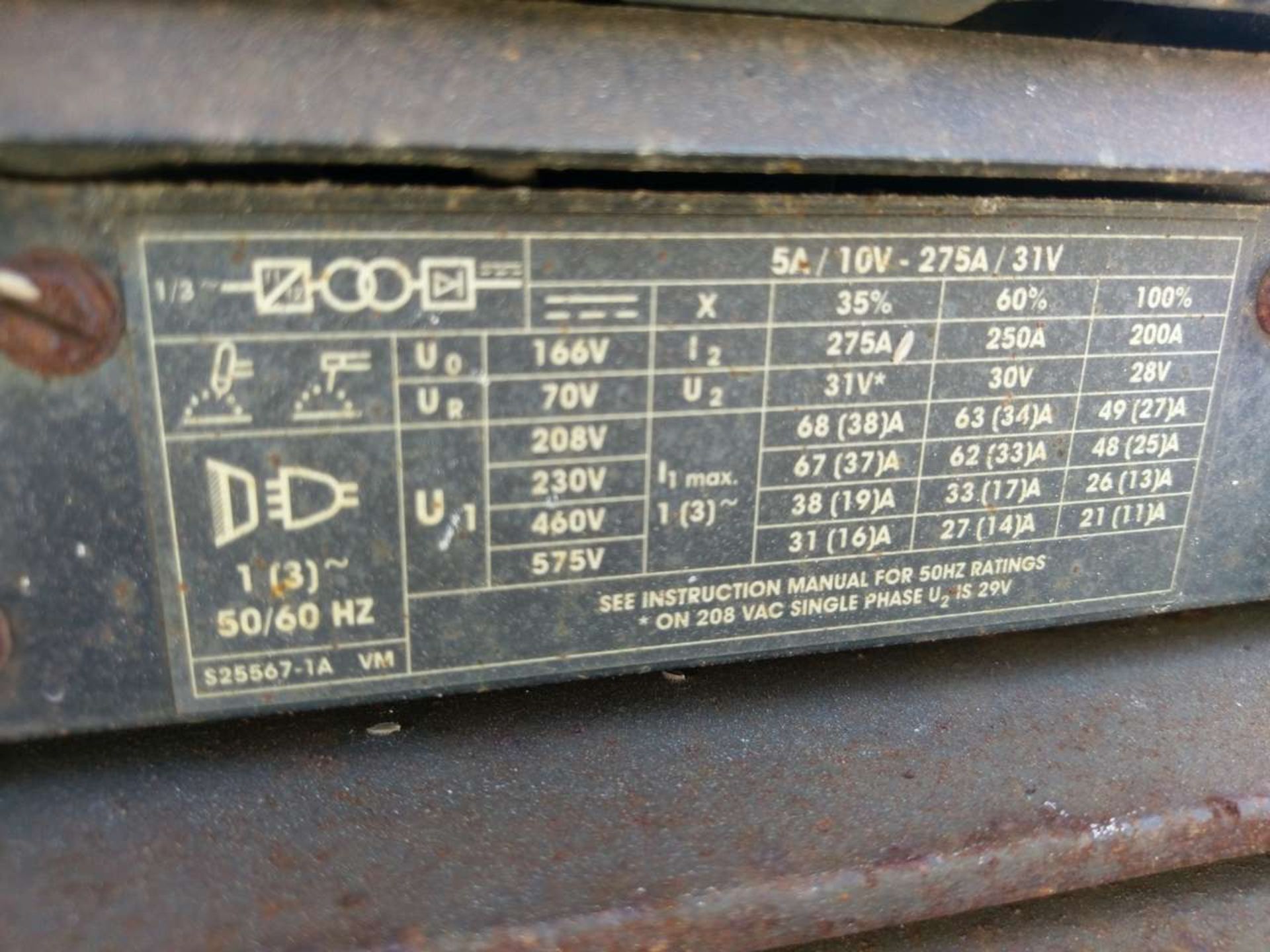 Lincoln Electric Invertec V-275 S (4) Welding Power Source - Image 12 of 16