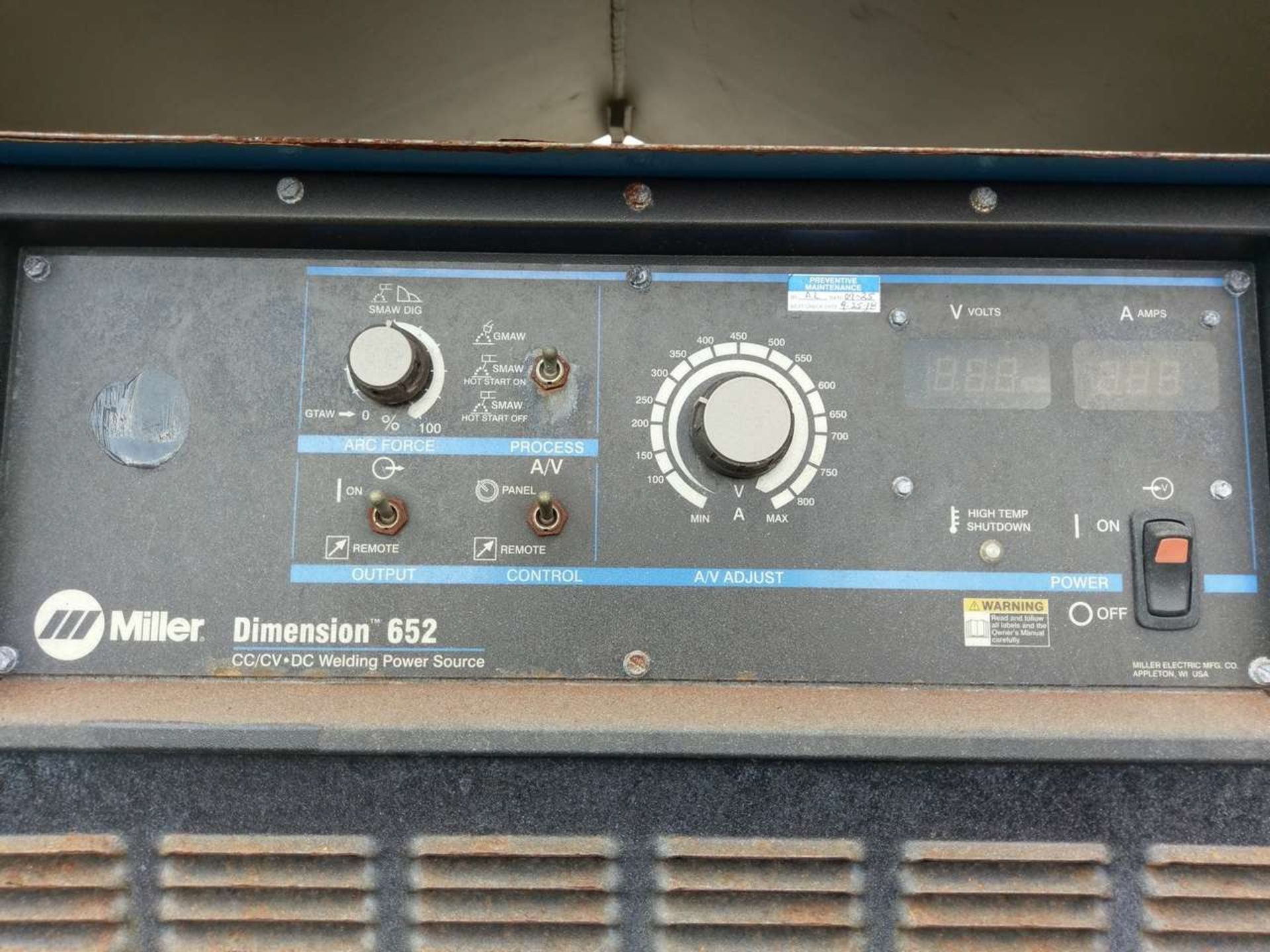 Miller Dimension 652 (2) CC/CV DC Welding Power Sources - Image 3 of 11