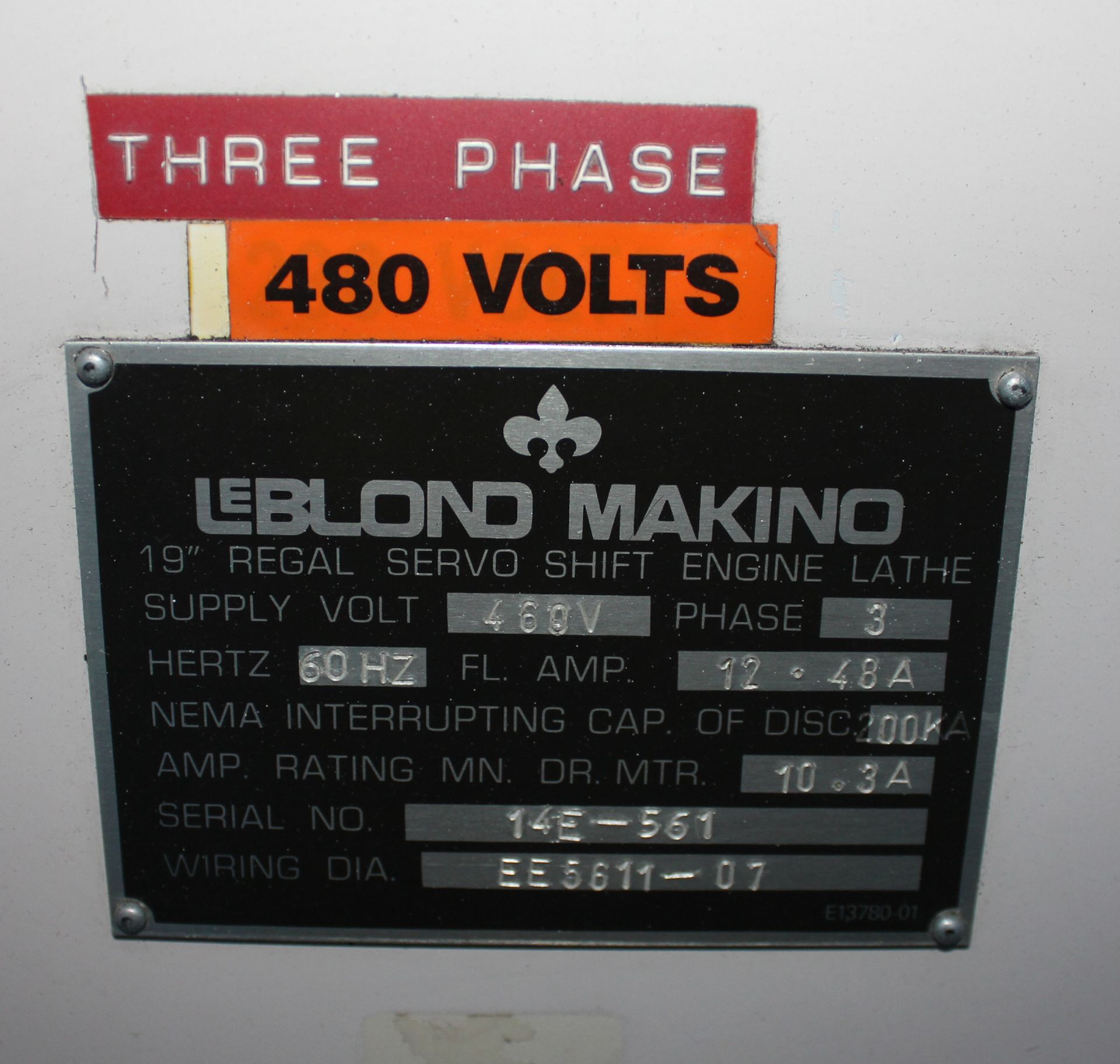 LeBlond Makino Lathe, 19” x 80”, Servo Shift, KDK Tool Holder, Live Center (5824) - Image 9 of 9