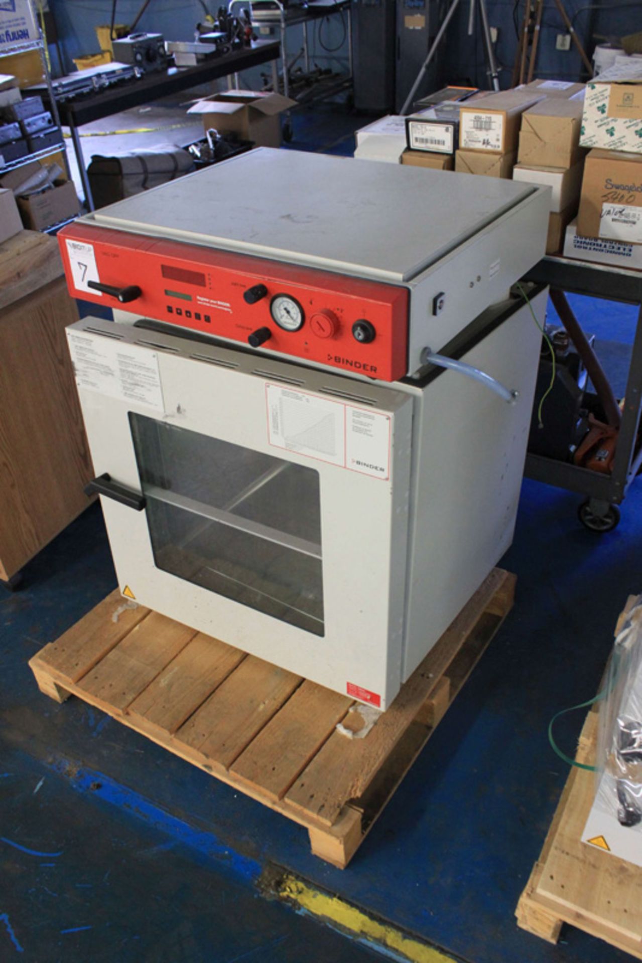 Binder VDL 115 Vacuum Drying Oven, to 392° F, S/N 12-02707 - Image 2 of 3