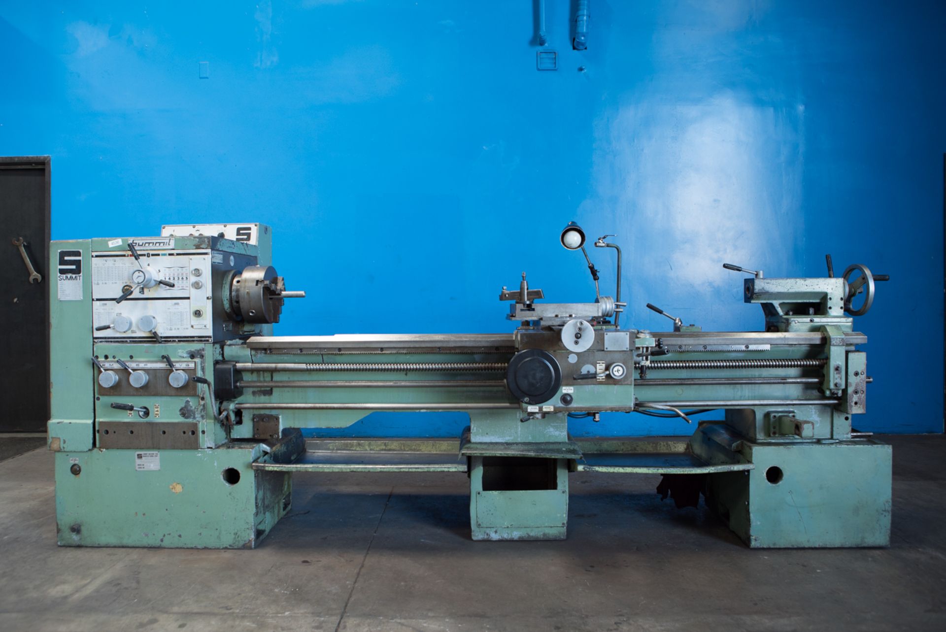 Summit Lathe, 16”/24” x 80”, 3-Jaw Chuck, Taper Attachment, S/N B400/2000 (4536)