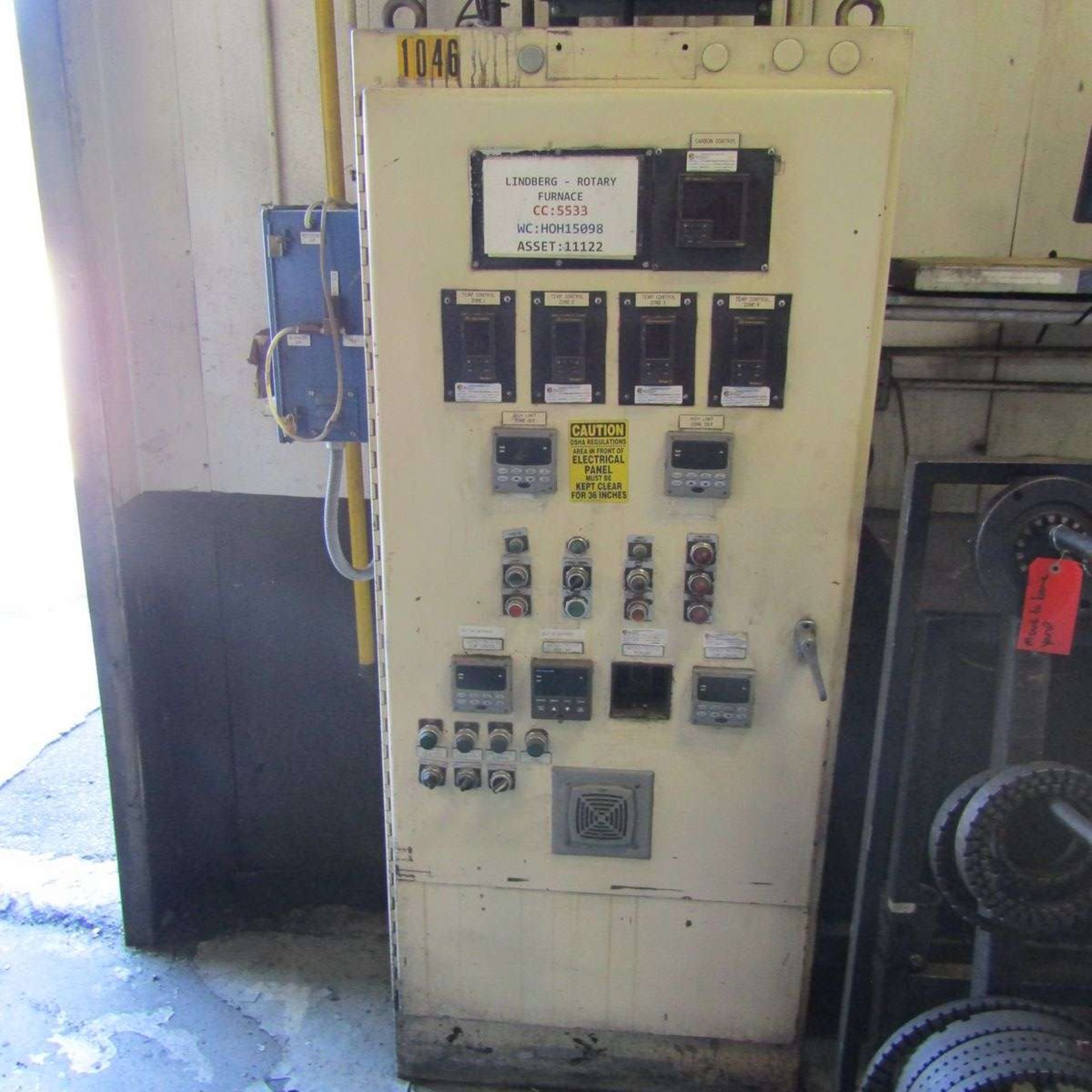 Lindberg 10' Rotary Furnace - Image 2 of 6