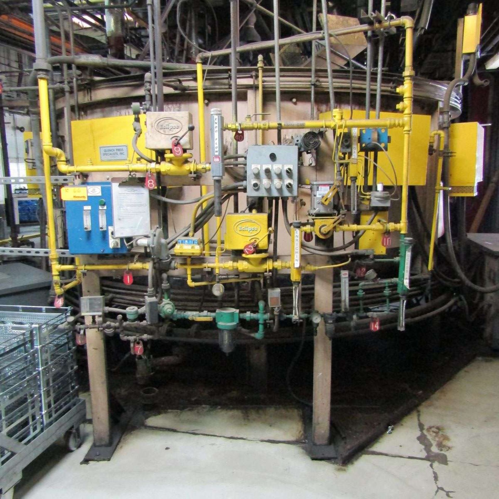 Quench Press 12' Rotary Furnace