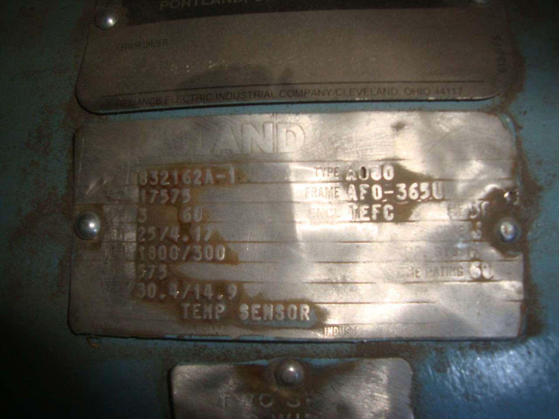 Reliance Elec Motor - Image 2 of 2