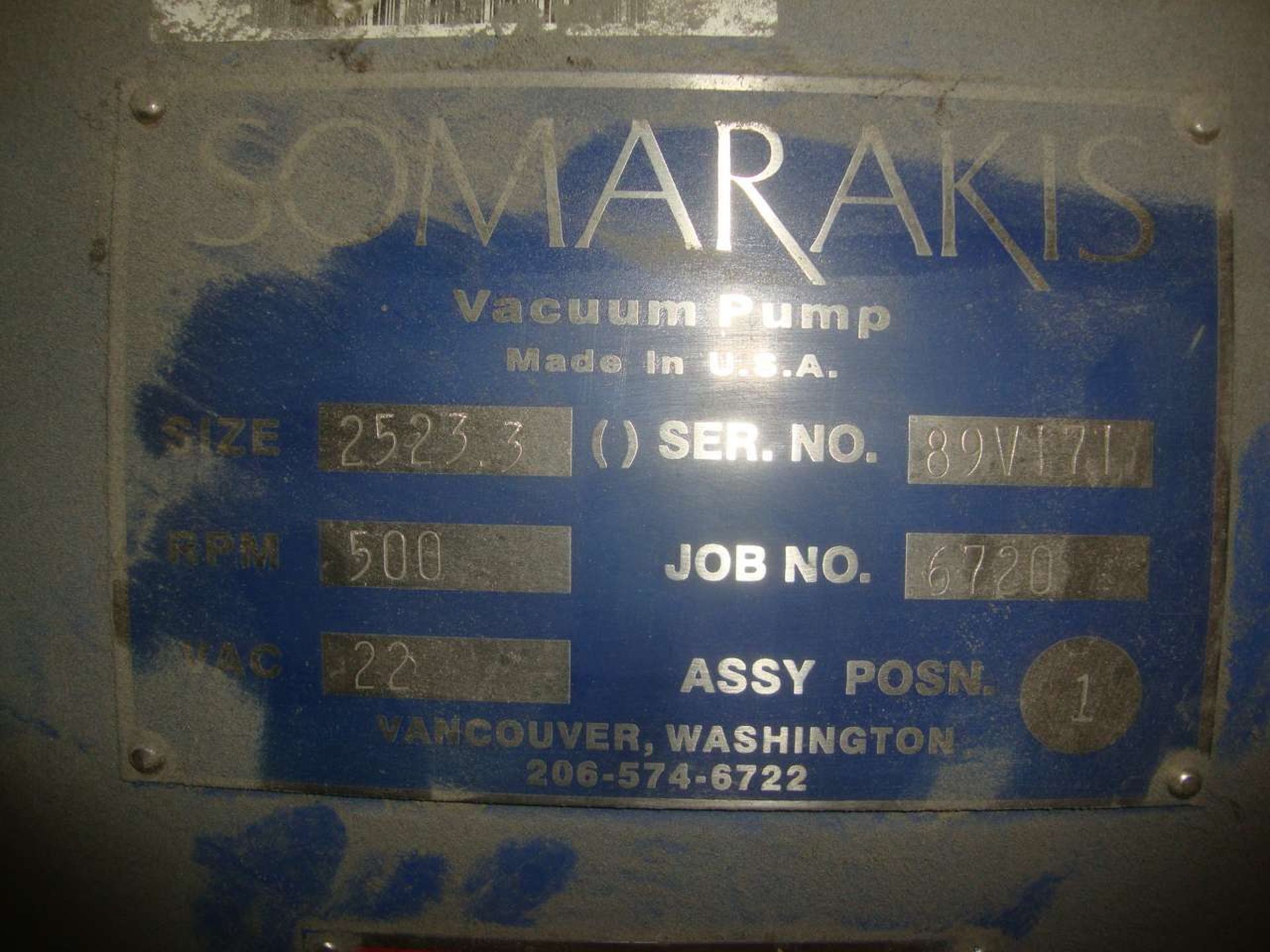 Somarakis Vacuum Pump - Image 2 of 2