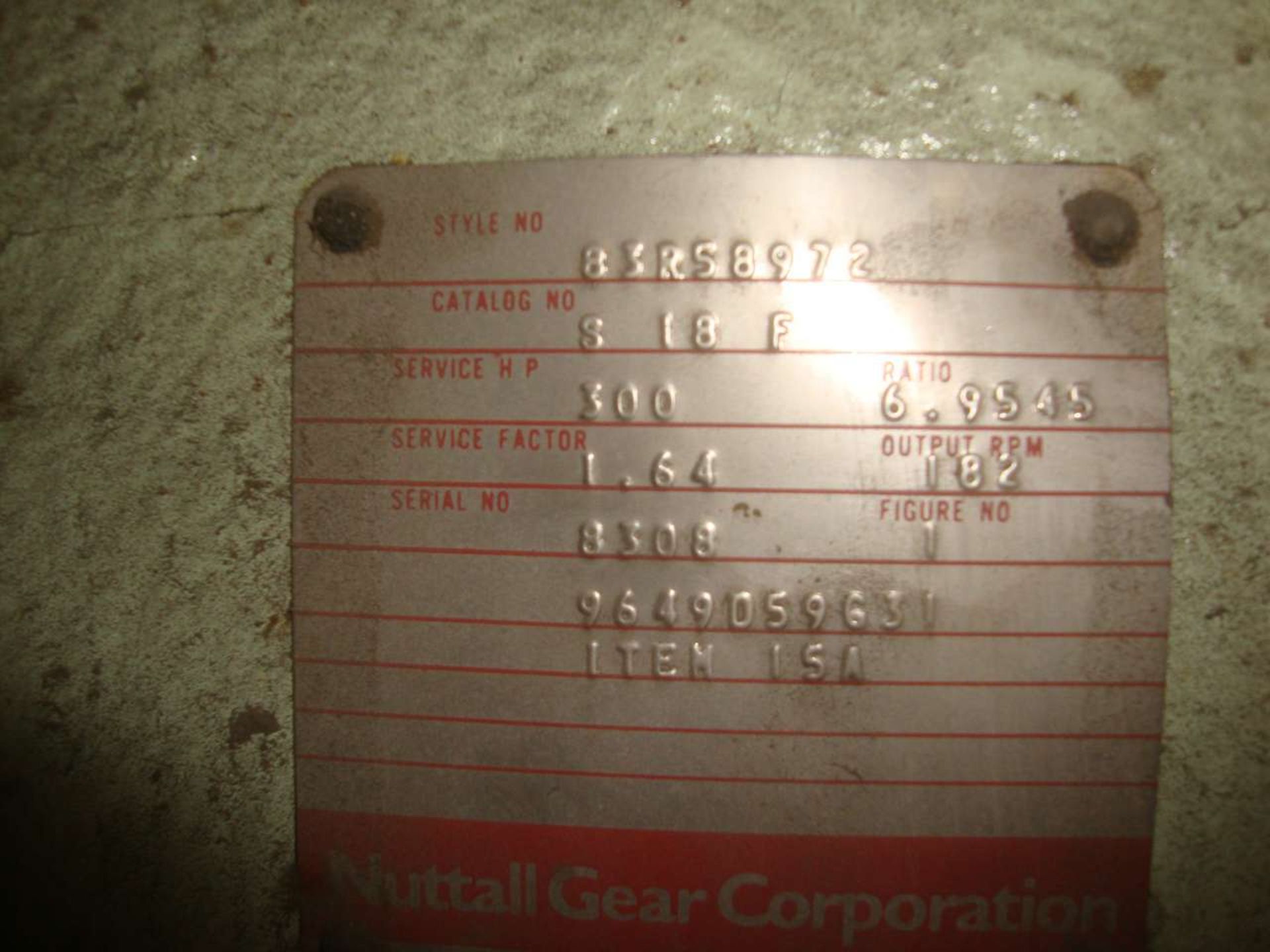 Nuttall 83R58972 Ratio Reducer - Image 2 of 2