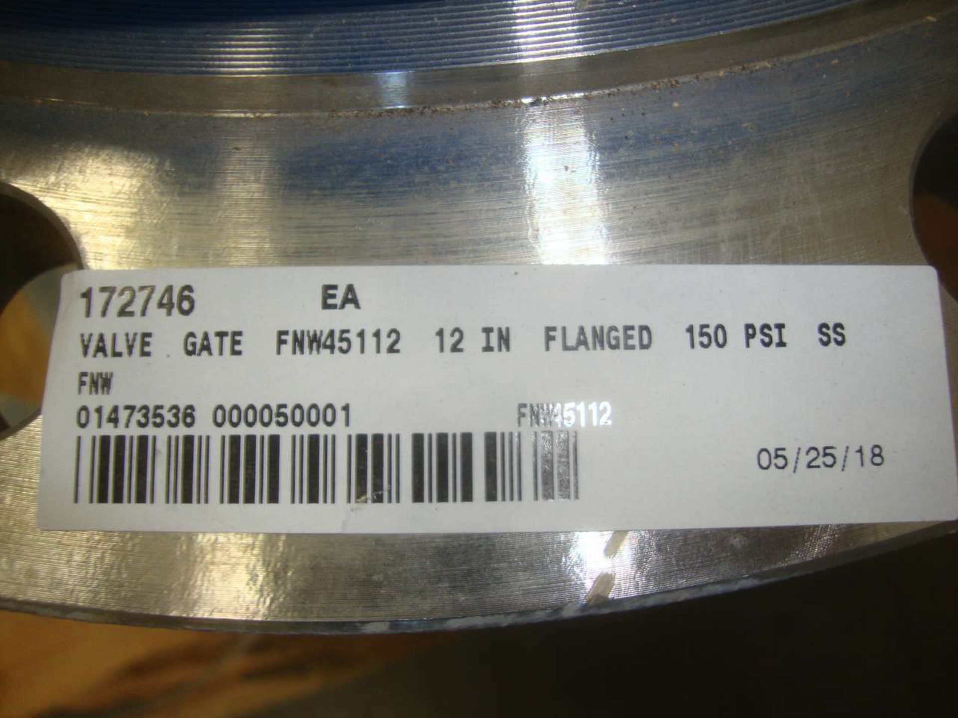 FNW FNW45112 12" Flange Gate Valve - Image 2 of 2