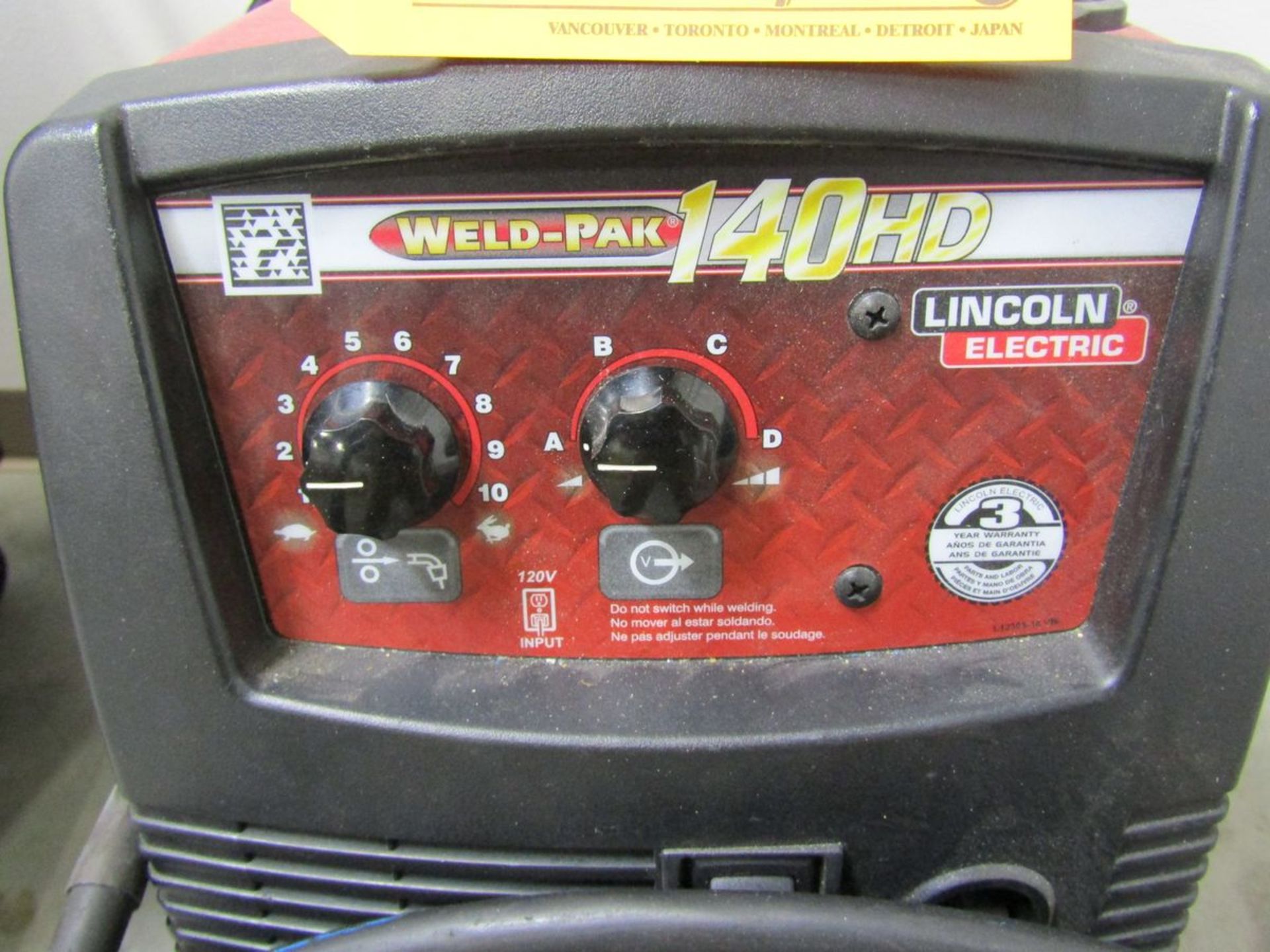 Lincoln Electric Weld-Pak 140 HD Mig Welder - Image 2 of 4