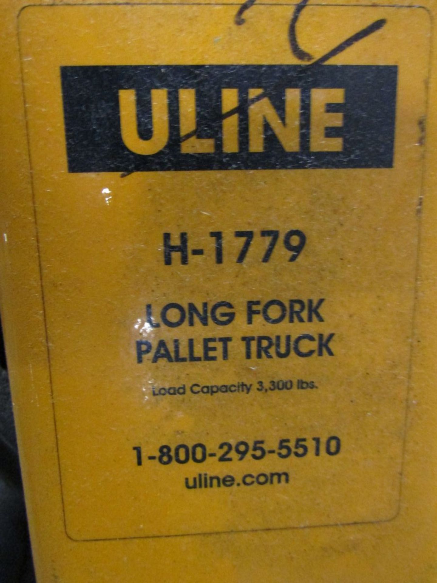 Uline H-1779 Long Fork Pallet Jack - Image 2 of 3
