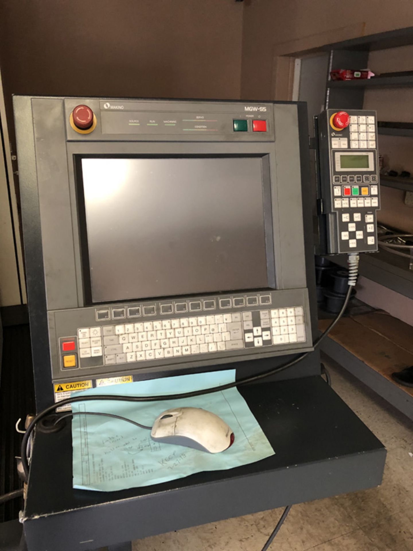 2009 Makino SP-64 CNC Wire Electrical Discharge Machine, MGW-SII control, 25"X x 18" Y x 17" Z - Image 3 of 8