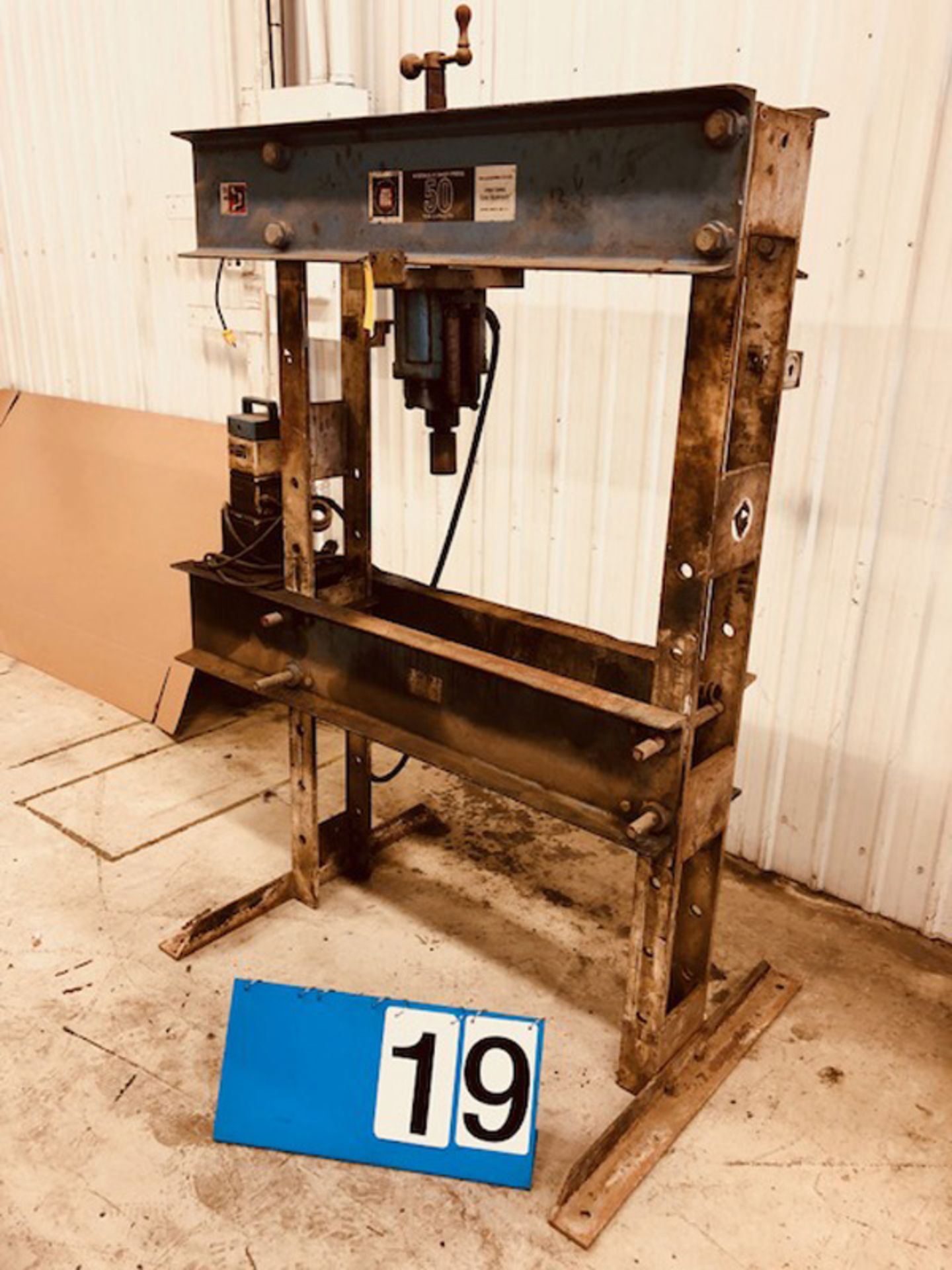 OTC 50-Ton Hyrdraulic Shop Press