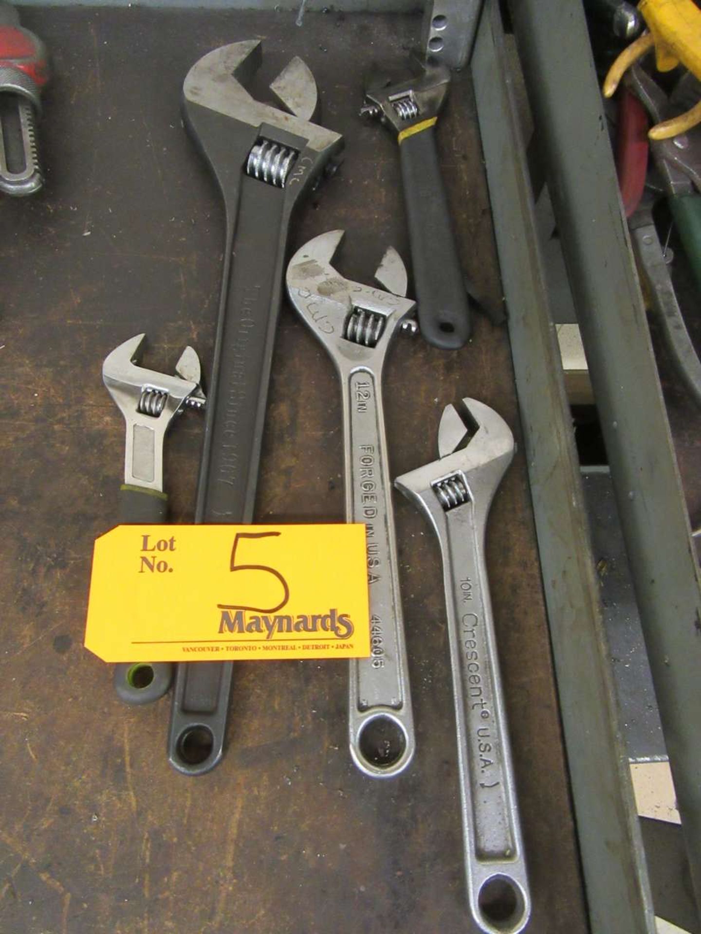 (5) Crescent Wrenches