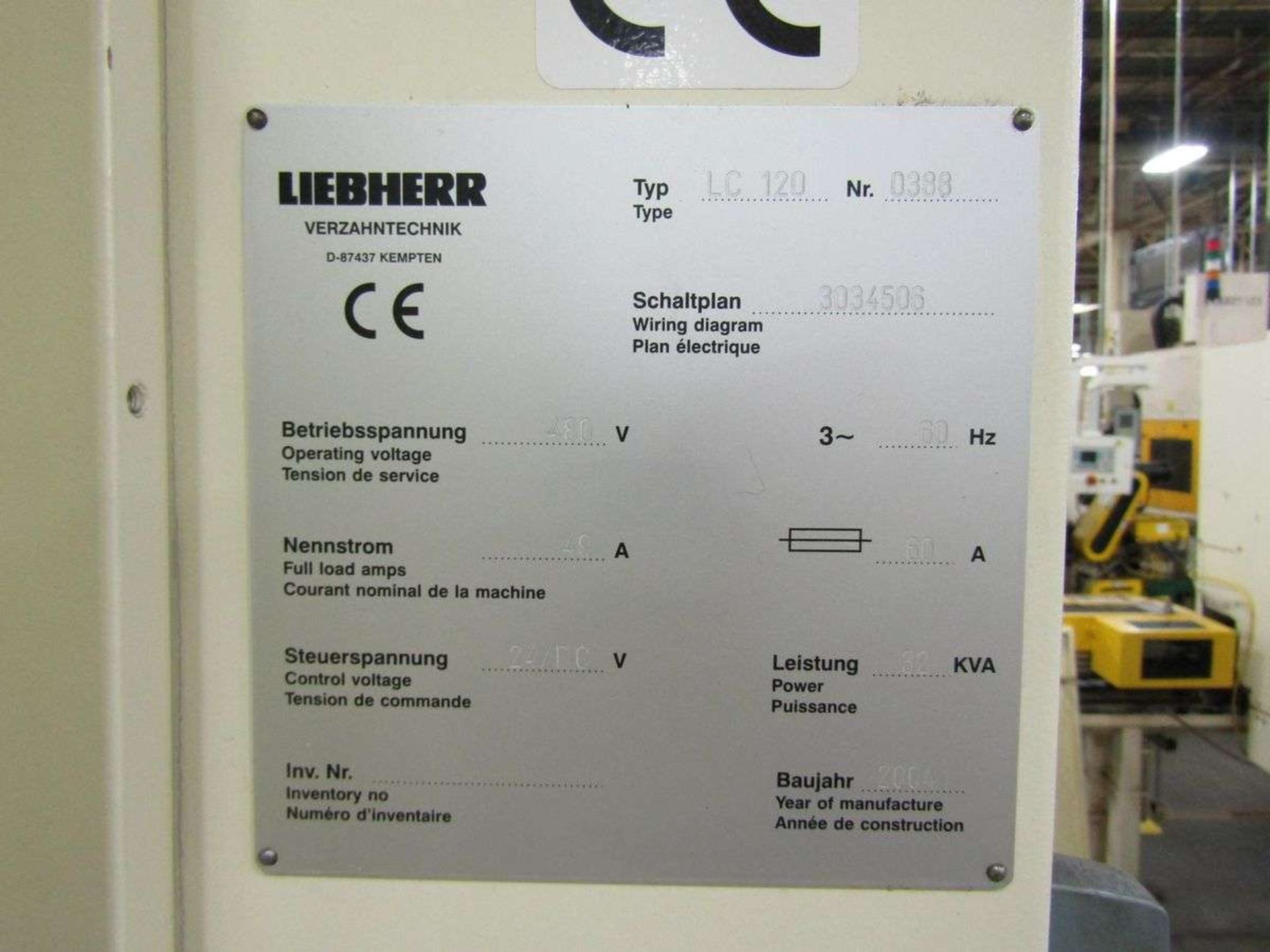 2004 Liebherr LC120 CNC Gear Hobbing Machine - Image 11 of 20