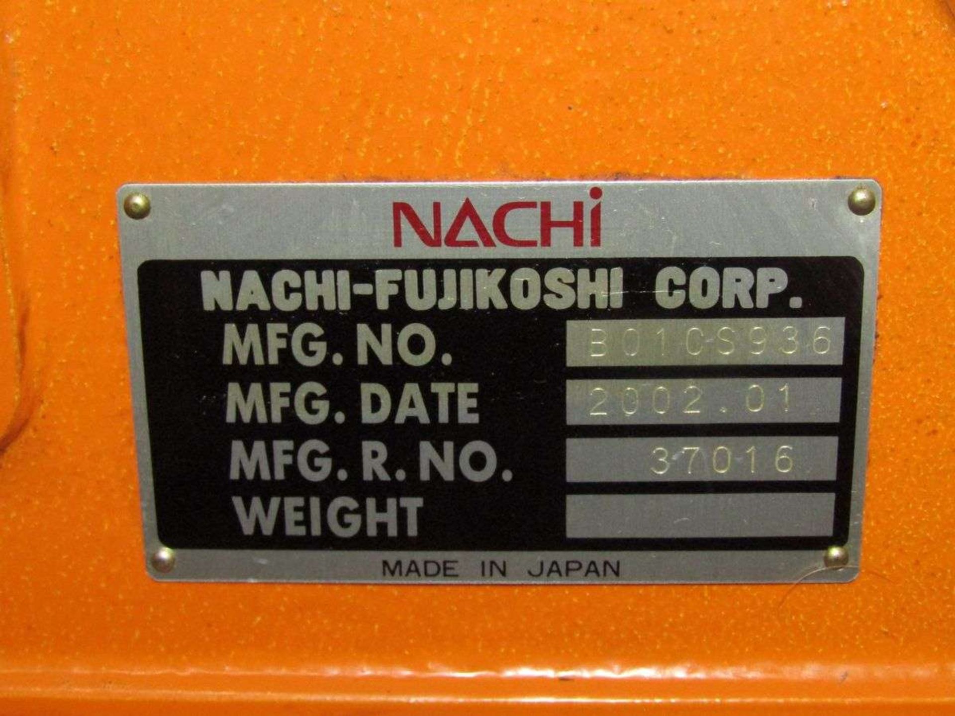 2002 Nachi SH-133 6-Axis Robot - Image 3 of 10