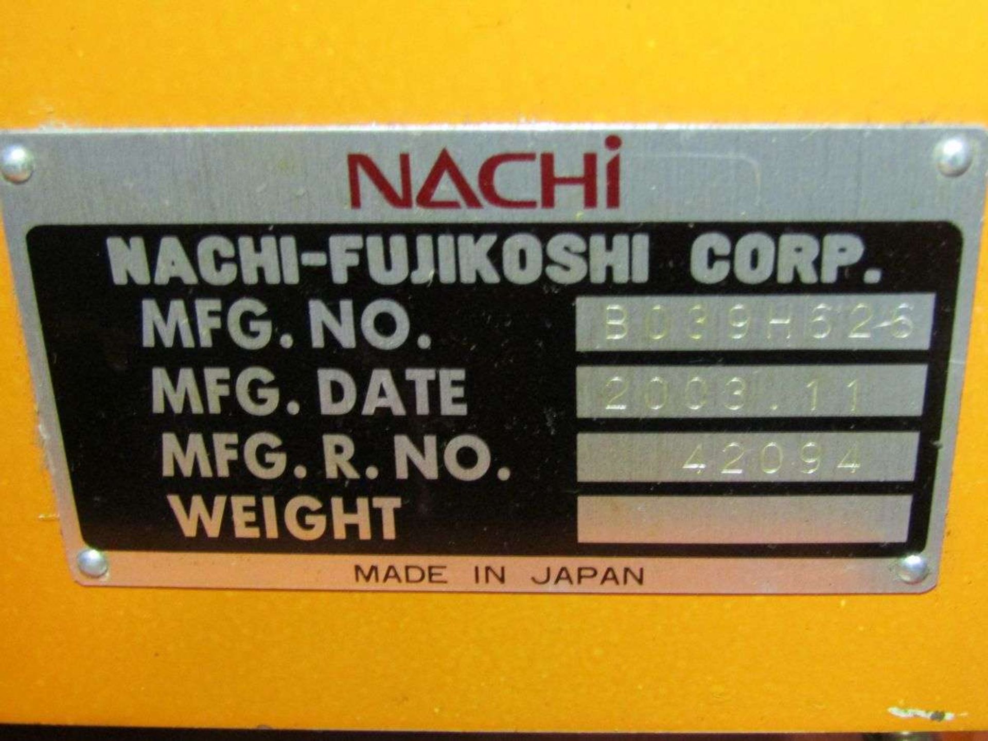 2003 Nachi SC50F-01 6-Axis Robot - Image 5 of 11