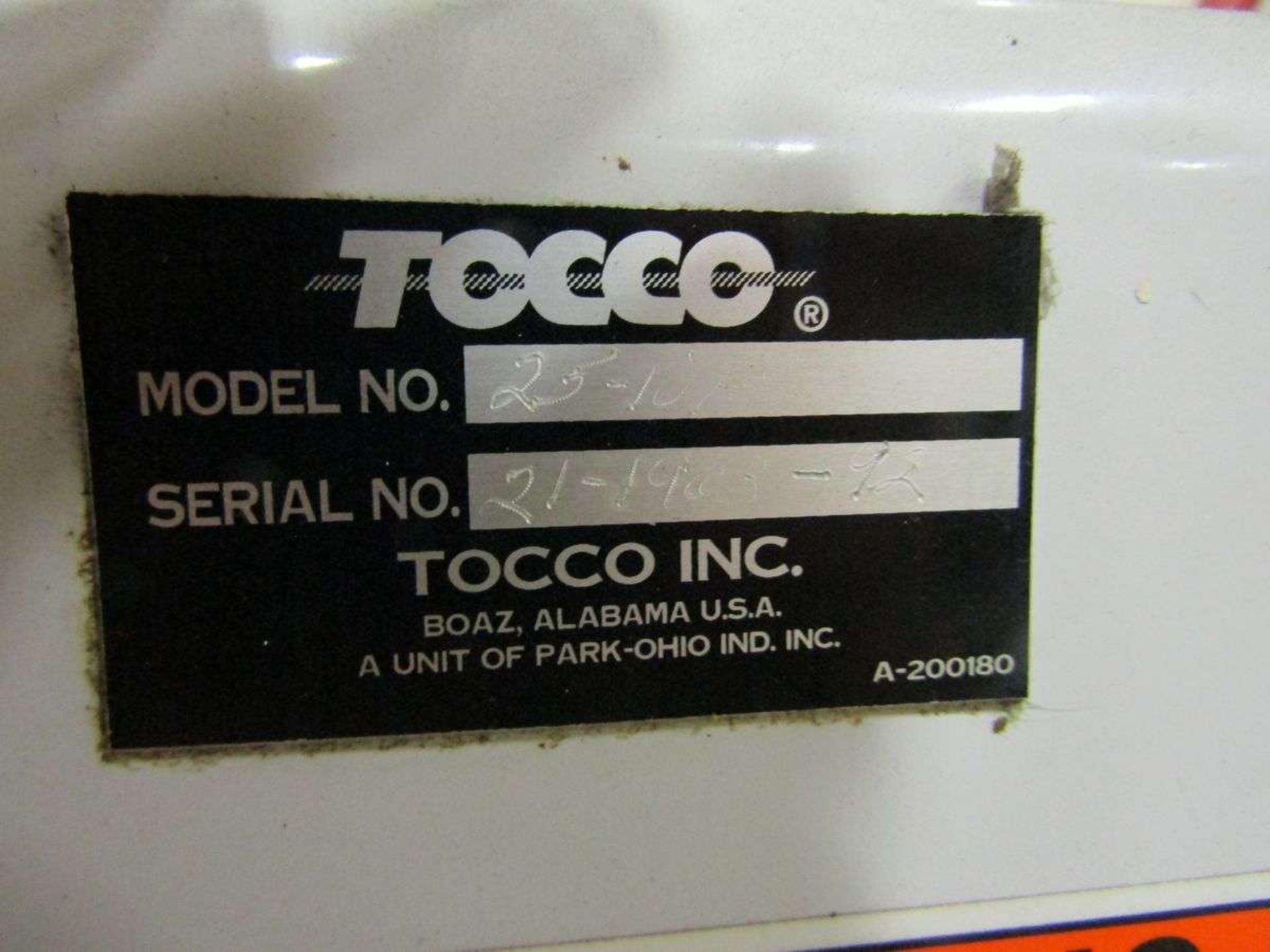 Tocco 0L-376-80-100/200F-01M Induction Hardner - Image 6 of 13