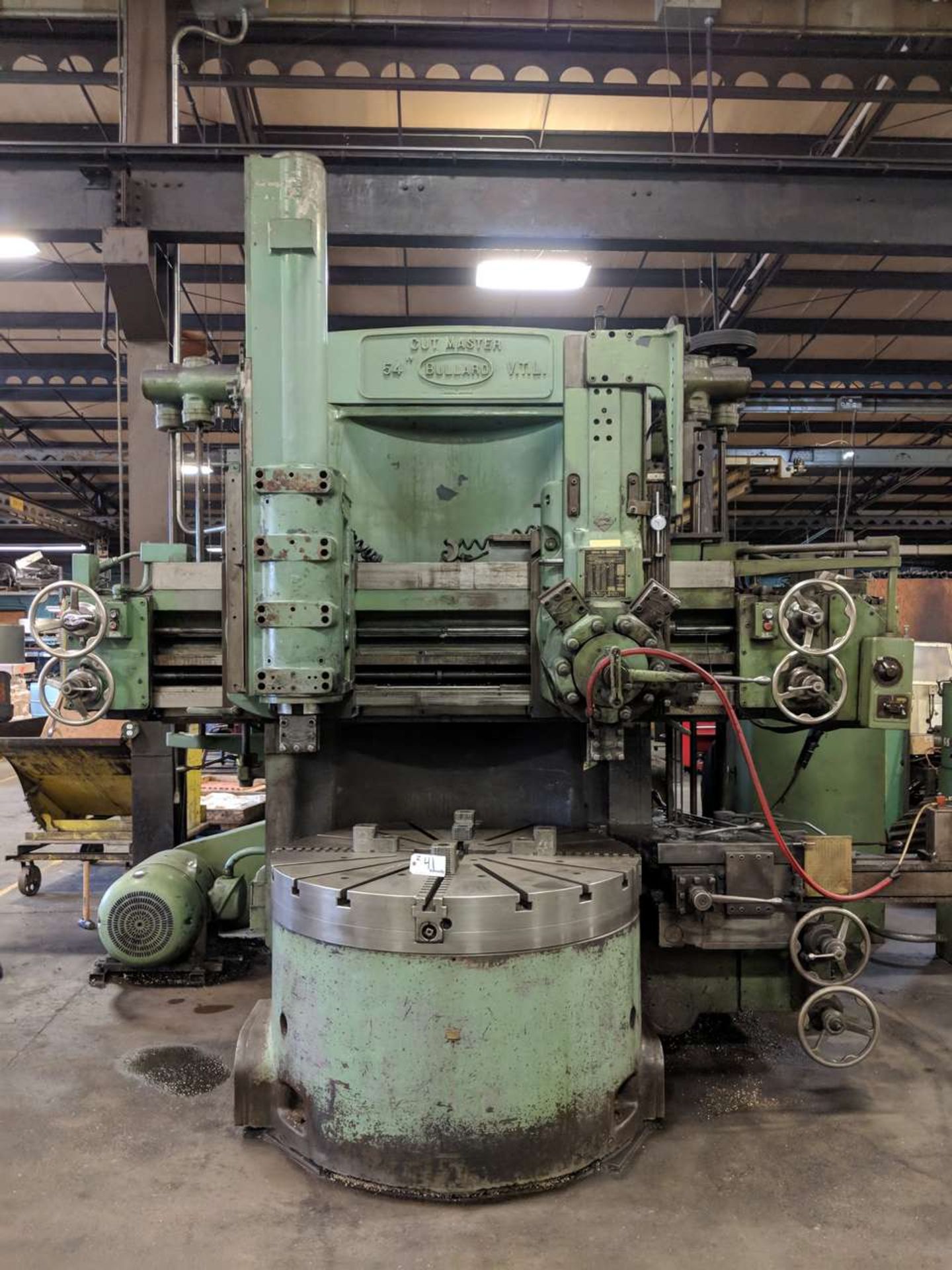 BULLARD 54" VERTICAL LATHE