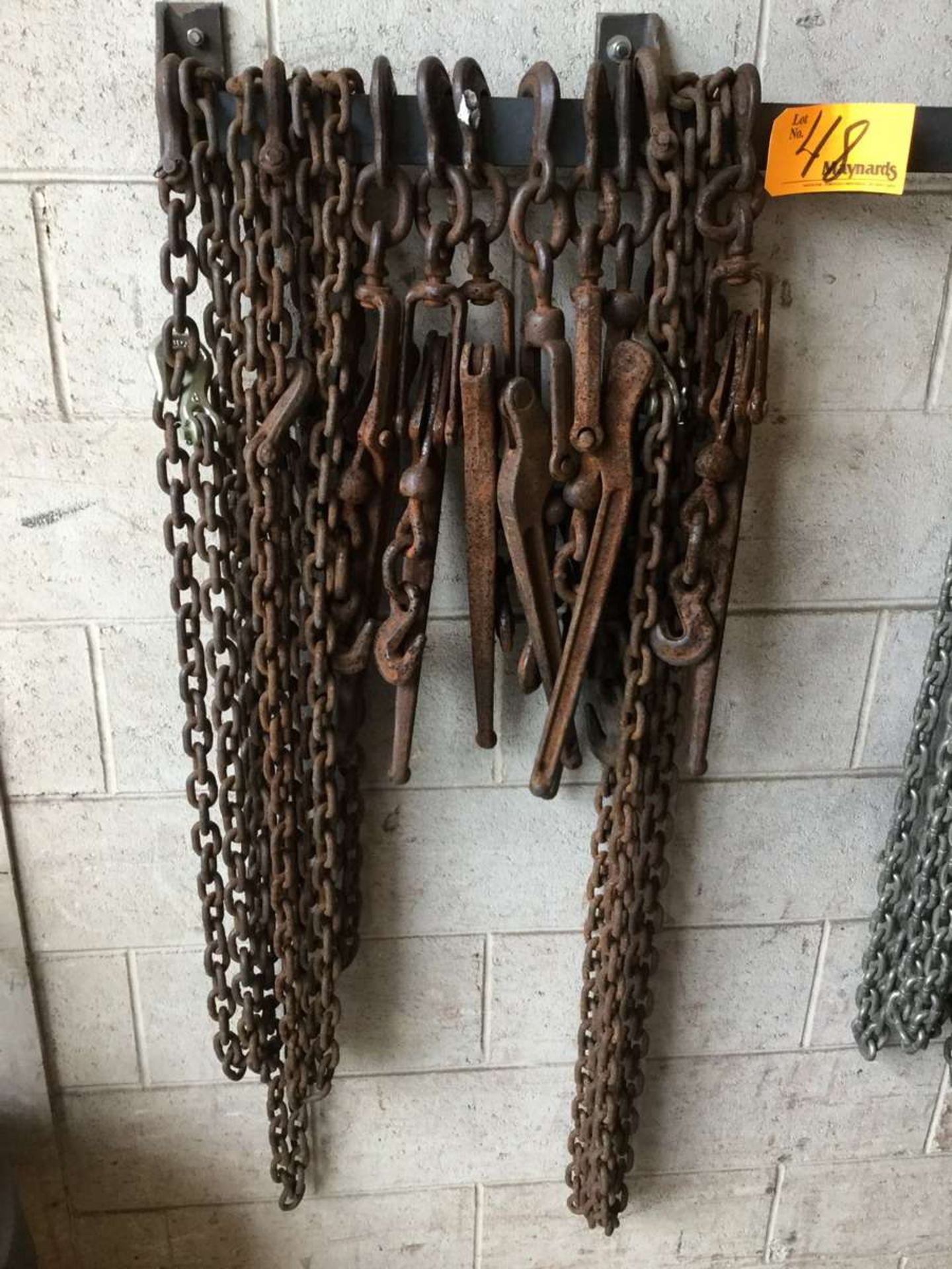 Lot of Assorted Tow Chains - Image 2 of 4