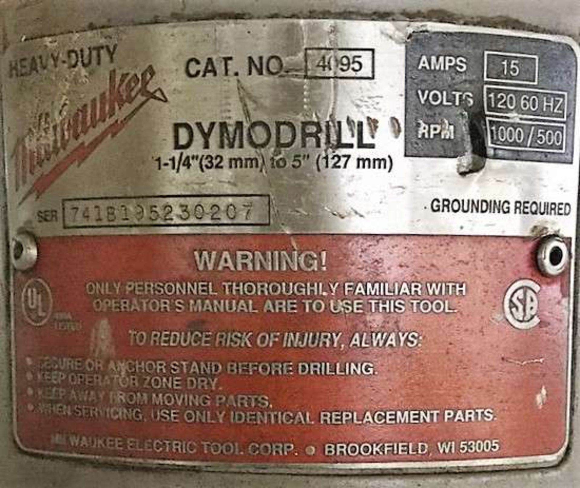 Milwaukee 4095 Dymo Drill - Image 3 of 3