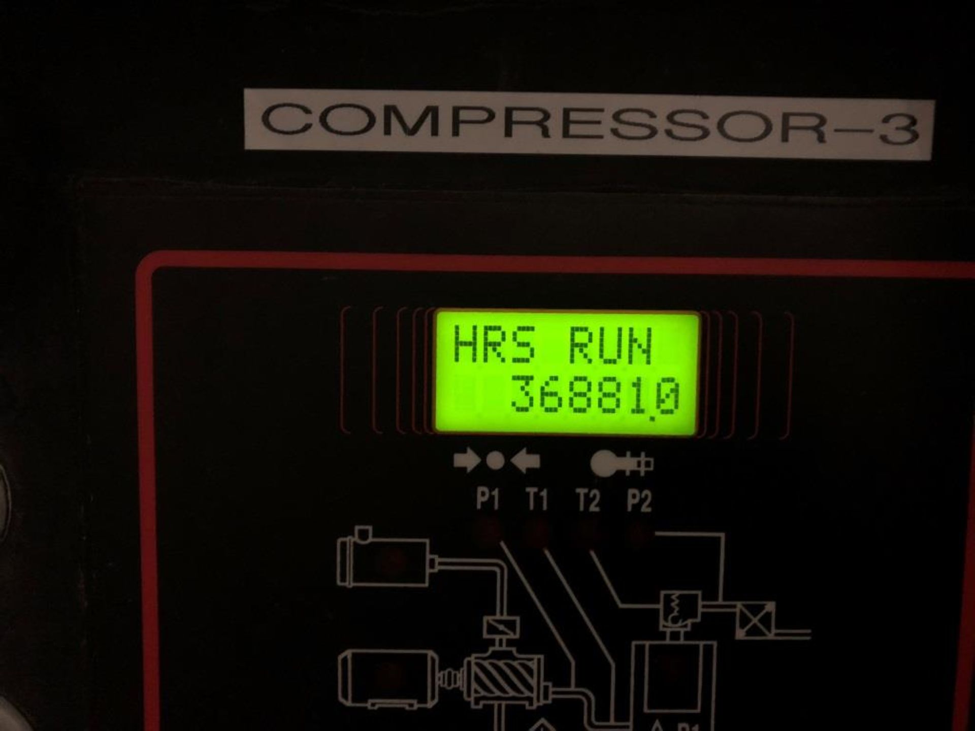 Sullair 250 HP Two-Stage Rotary Screw Air Compressor, Model TS-32 250L, 1350 ACFM, w/ External Fan - Image 3 of 6