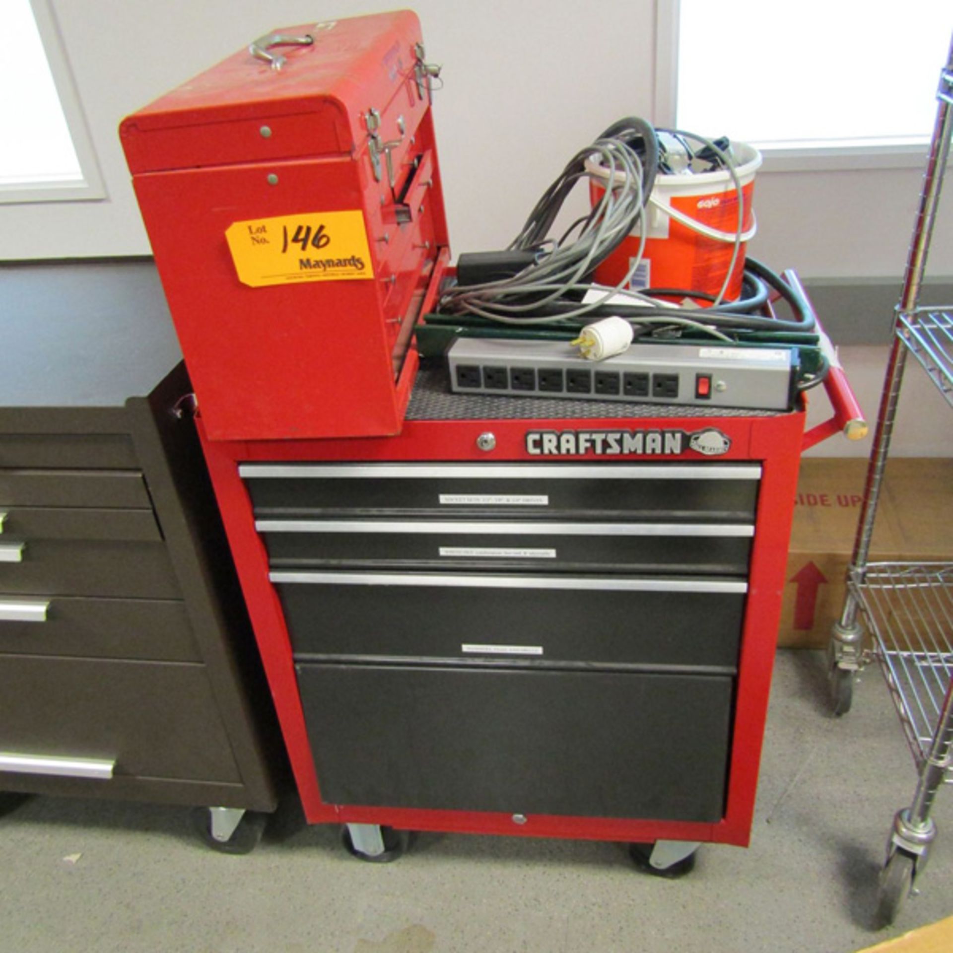 Craftsman 4-Drawer Tool Box with Contents to Include: Screwdrivers, Allen Wrenches, Standard