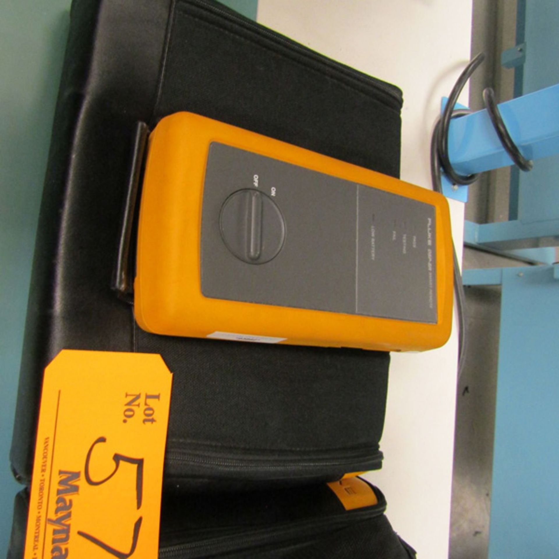 Fluke Lot of Inspection Equipment to Include (1) DSP-100 LAN Cable Meter, (1) DSP-SR Smart - Image 3 of 3