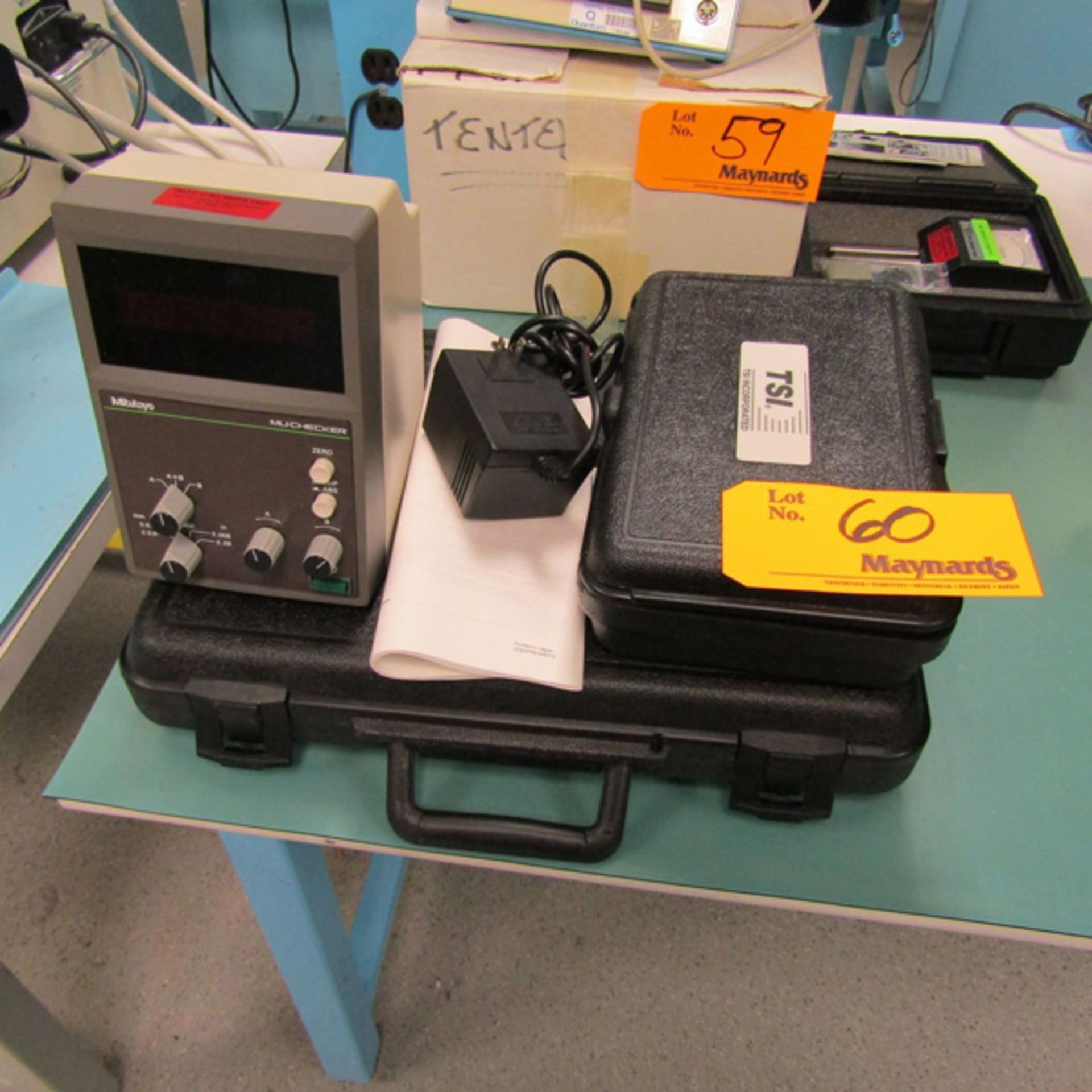 Lot of Inspection Equipment to Include (1) Mitutoyo M400 MU-Checker, (1) TSI 8345 Air Velocity