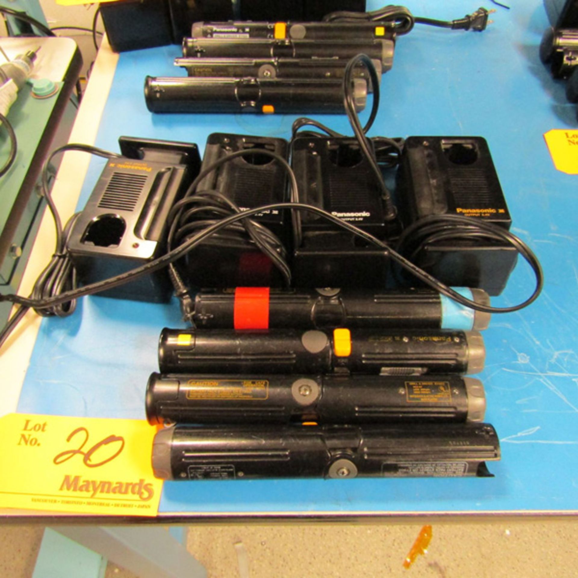 Panasonic Model: EY503 (4) Drill Drivers with (4) Chargers Location: Quantum