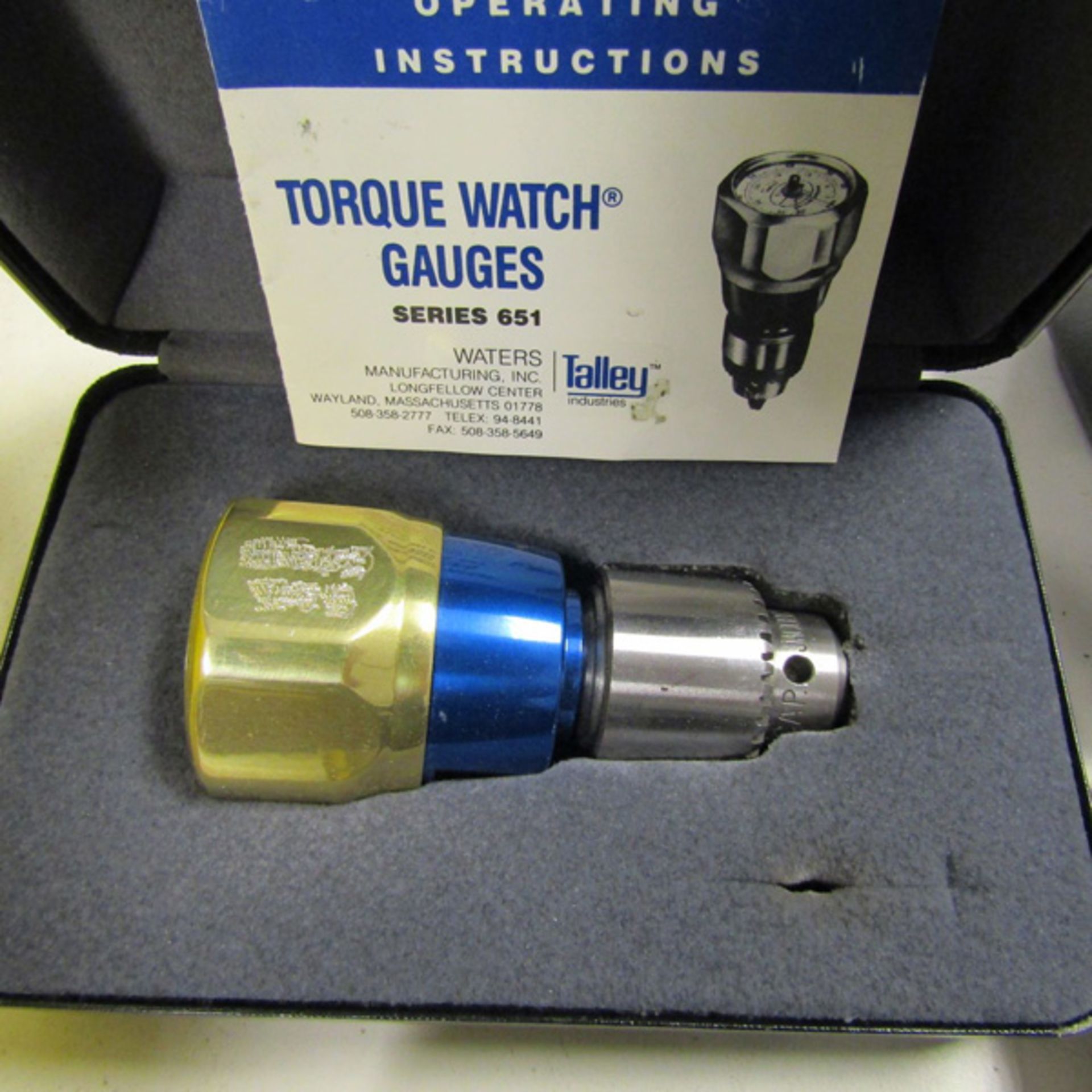 Torque Watch Gage (2) Data Instruments, (3) Waters Location: Quantum - Image 3 of 4