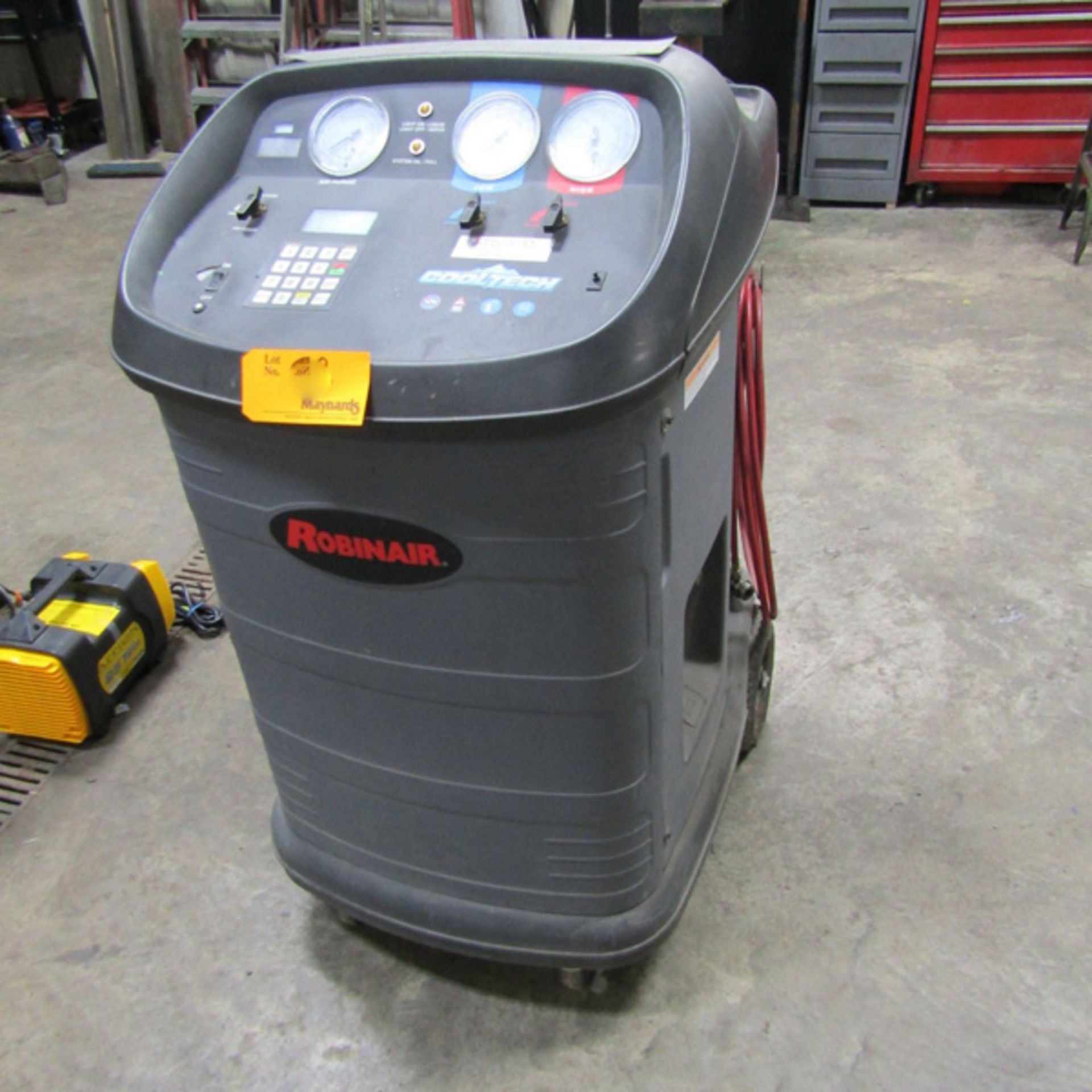 Lot of Air Conditioning Inspection and Repair Machines to Include: (1) Robinair 17800B Cooltech A/