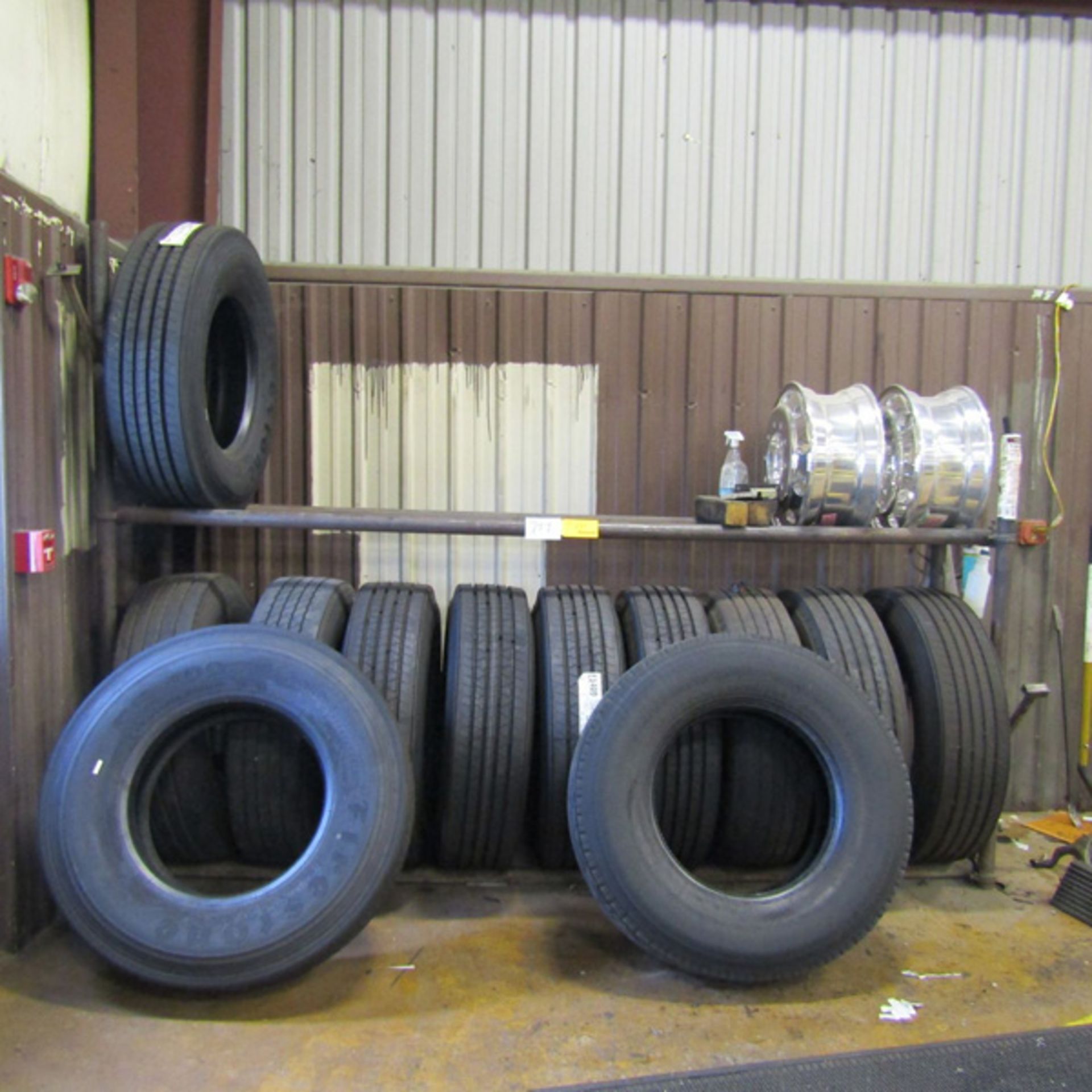 Firestone FS400 Lot of Spare Parts to Include: (12) Tires, (2) Rims, Located In: Indianapolis, IN