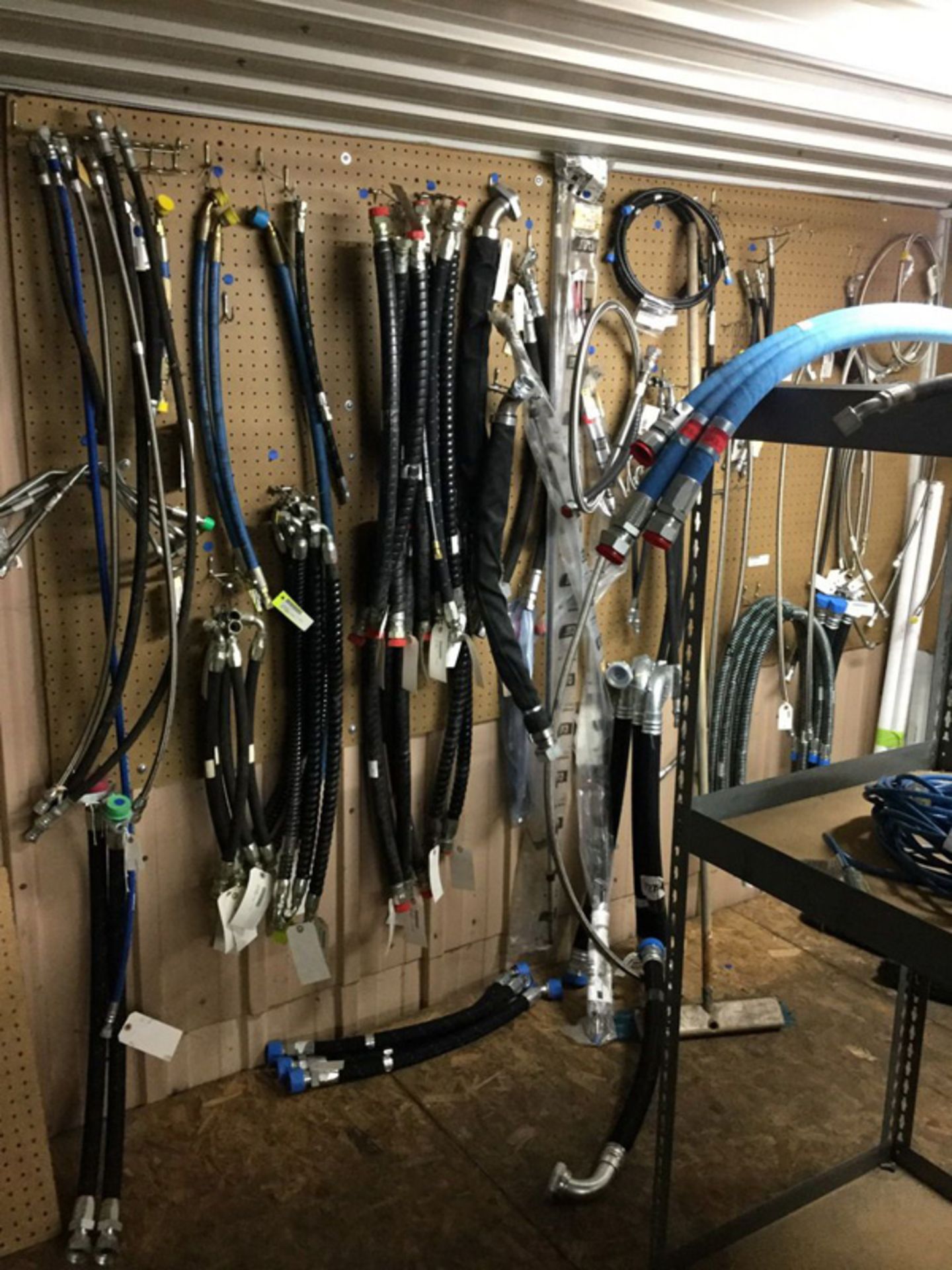 Lot of Spare Parts to Include: Assorted Size Hydraulic Hoses, Located In: Gillespie, IL - Image 3 of 5