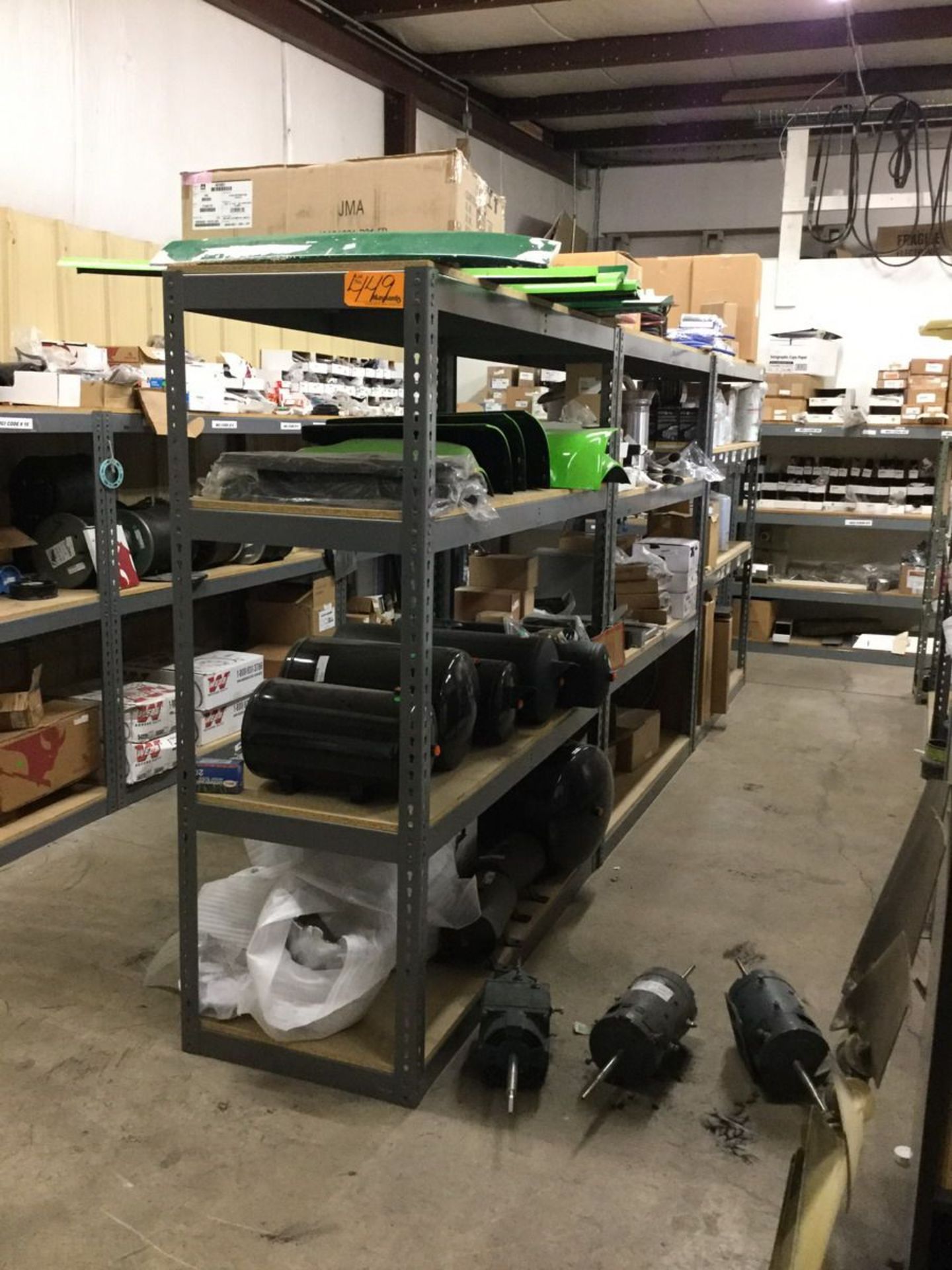 Lot of Spare Parts to Include: Air Ride Air Tanks, Oil Filters, Light Fixtures, Heat Exchangers,