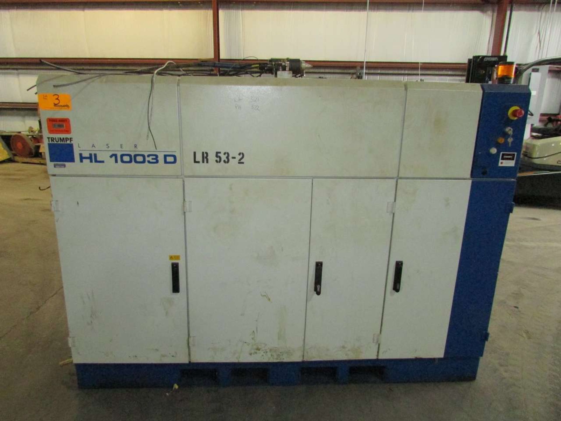 2005 Trumpf HL1003D Industrial Laser Unit - Image 2 of 13