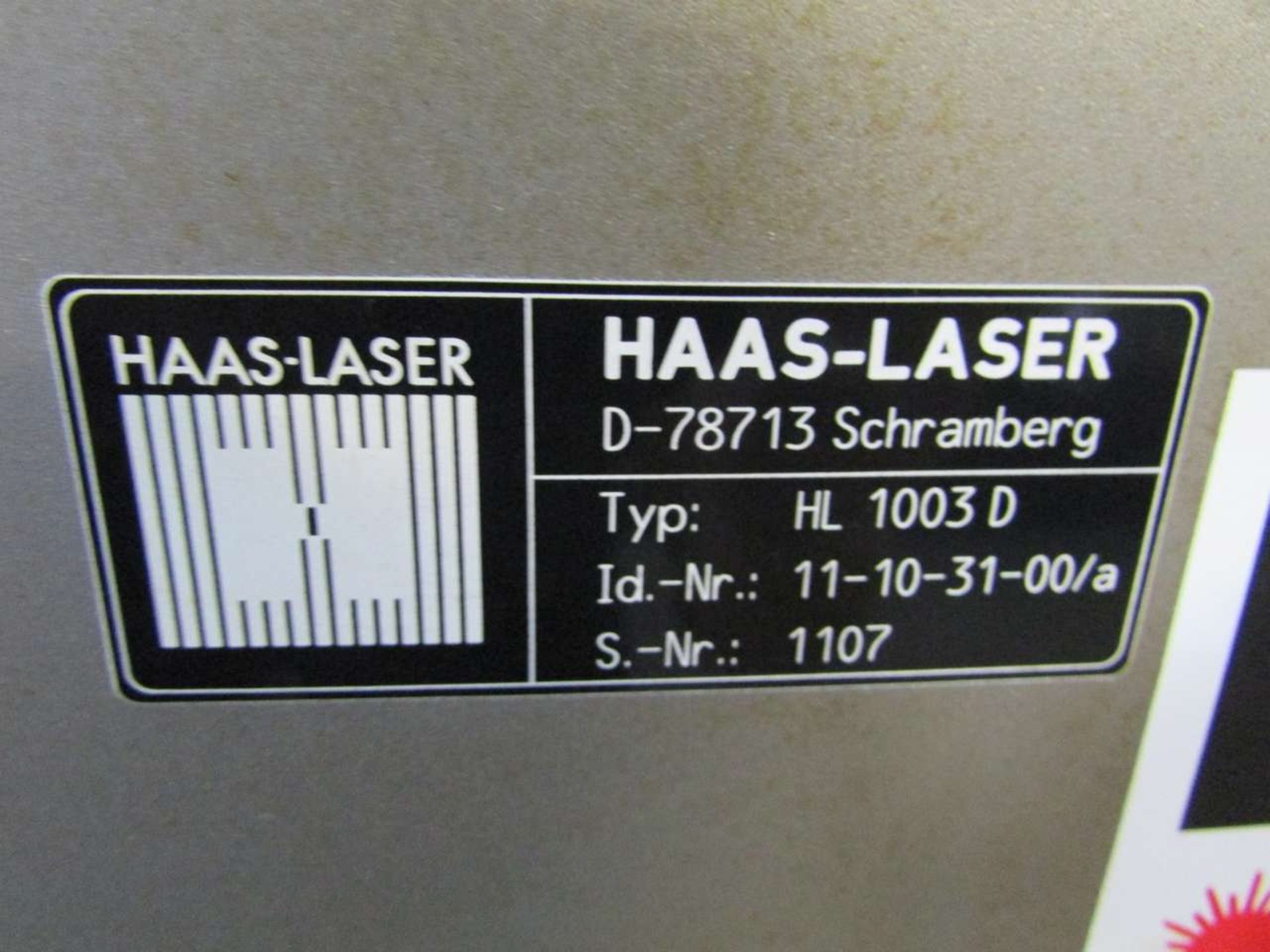 2000 Trumpf HL1003D Industrial Laser Unit - Image 12 of 13