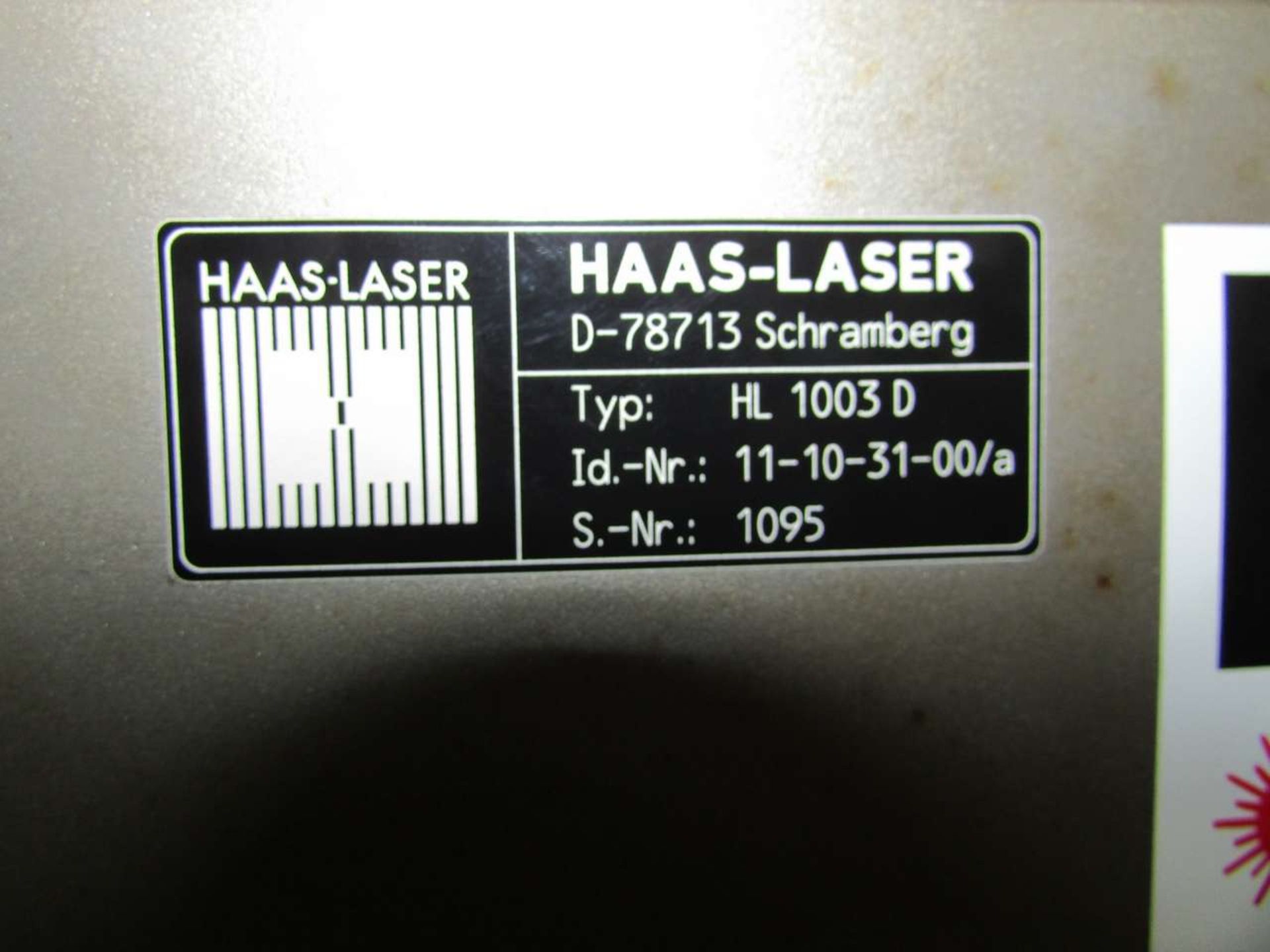 2000 Trumpf HL1003D Industrial Laser Unit - Image 12 of 13