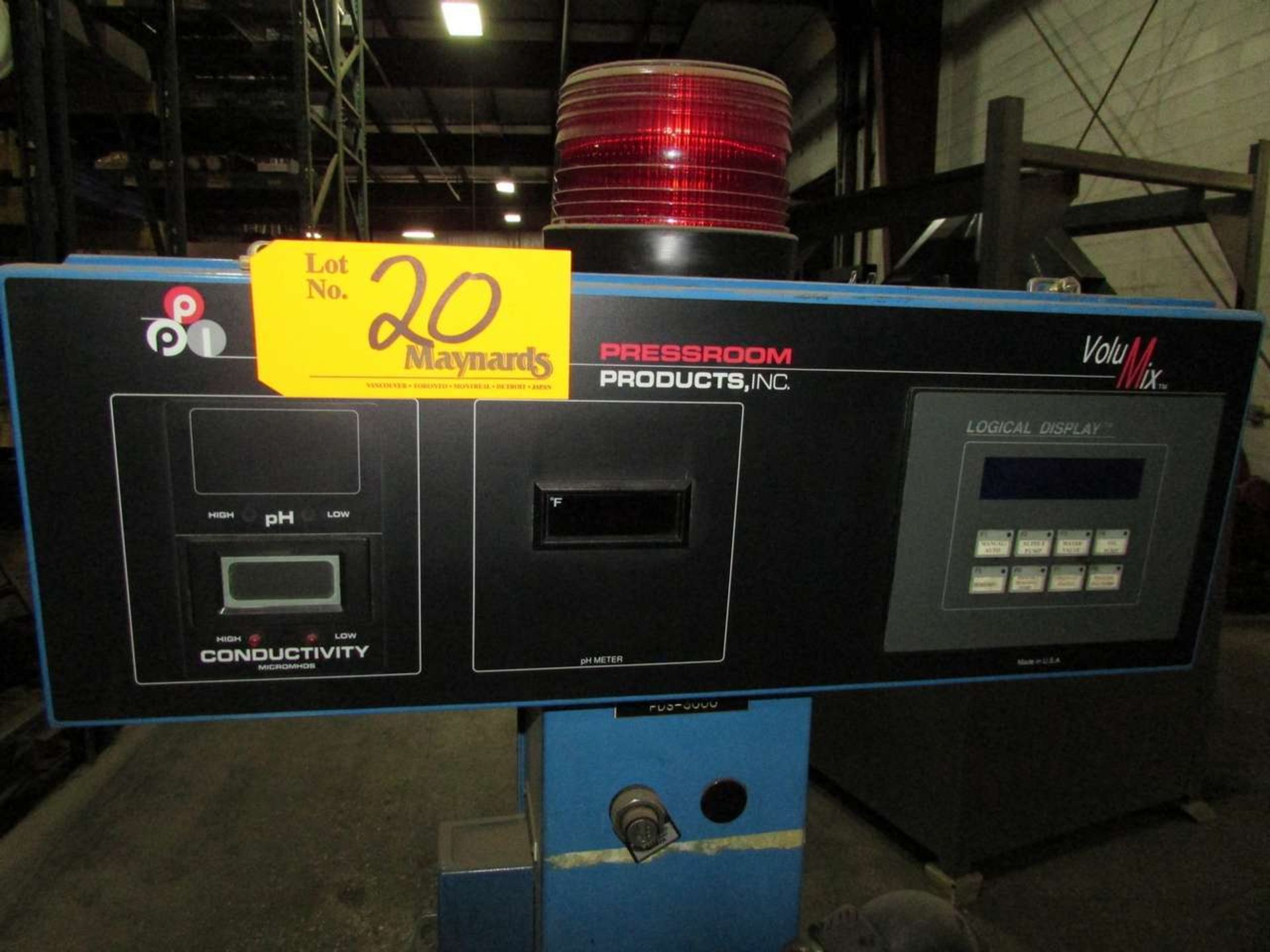 Pressroom Products Inc. VM-100 VoluMix Blending System - Image 6 of 12