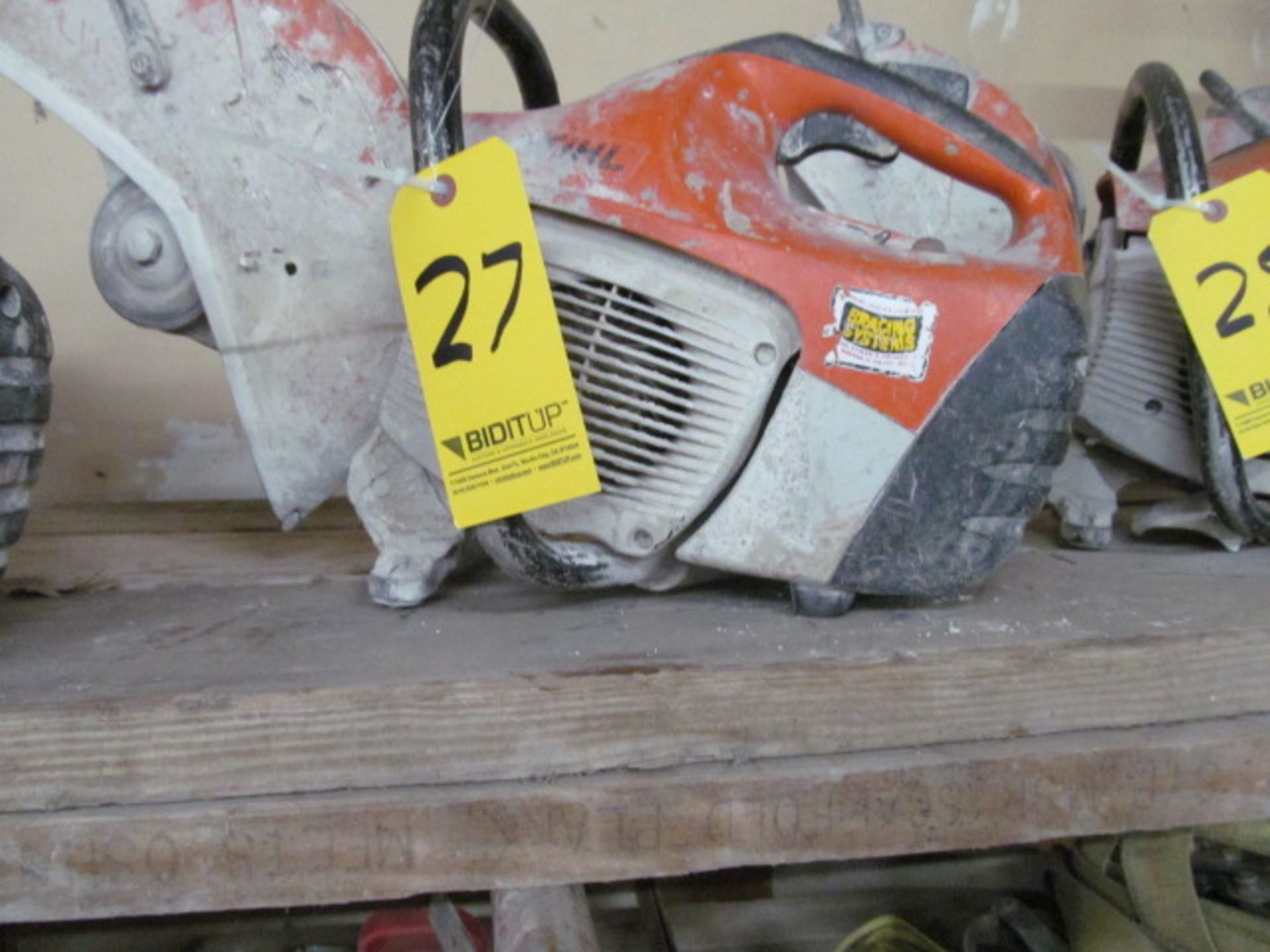 Stihl TS 420 Concrete Cut Off Saw, Located At: 305 Industrial Ln, Wheeling, IL 60090