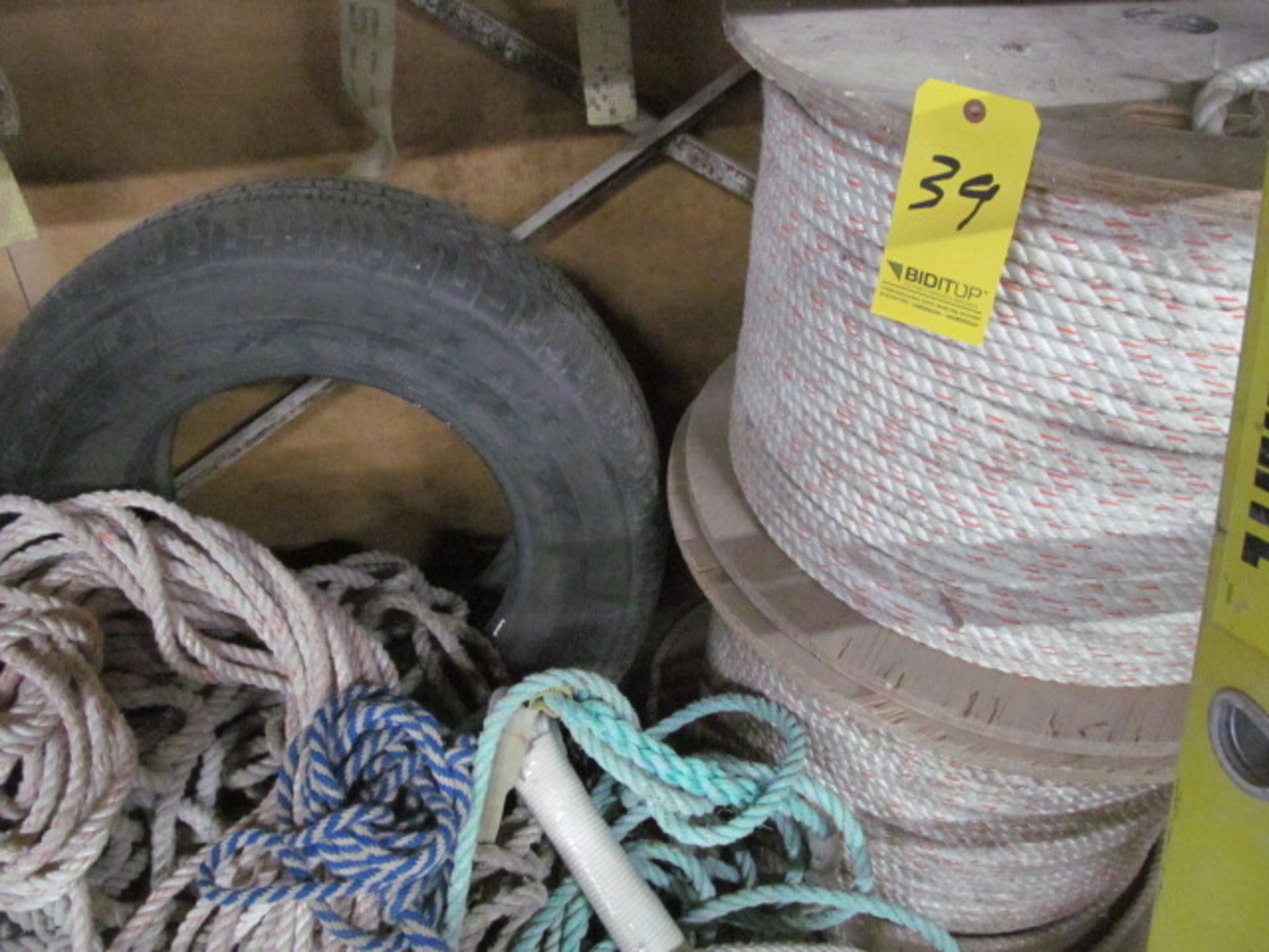 Spools of rope and rope grabs 600LF, Located At: 305 Industrial Ln, Wheeling, IL 60090