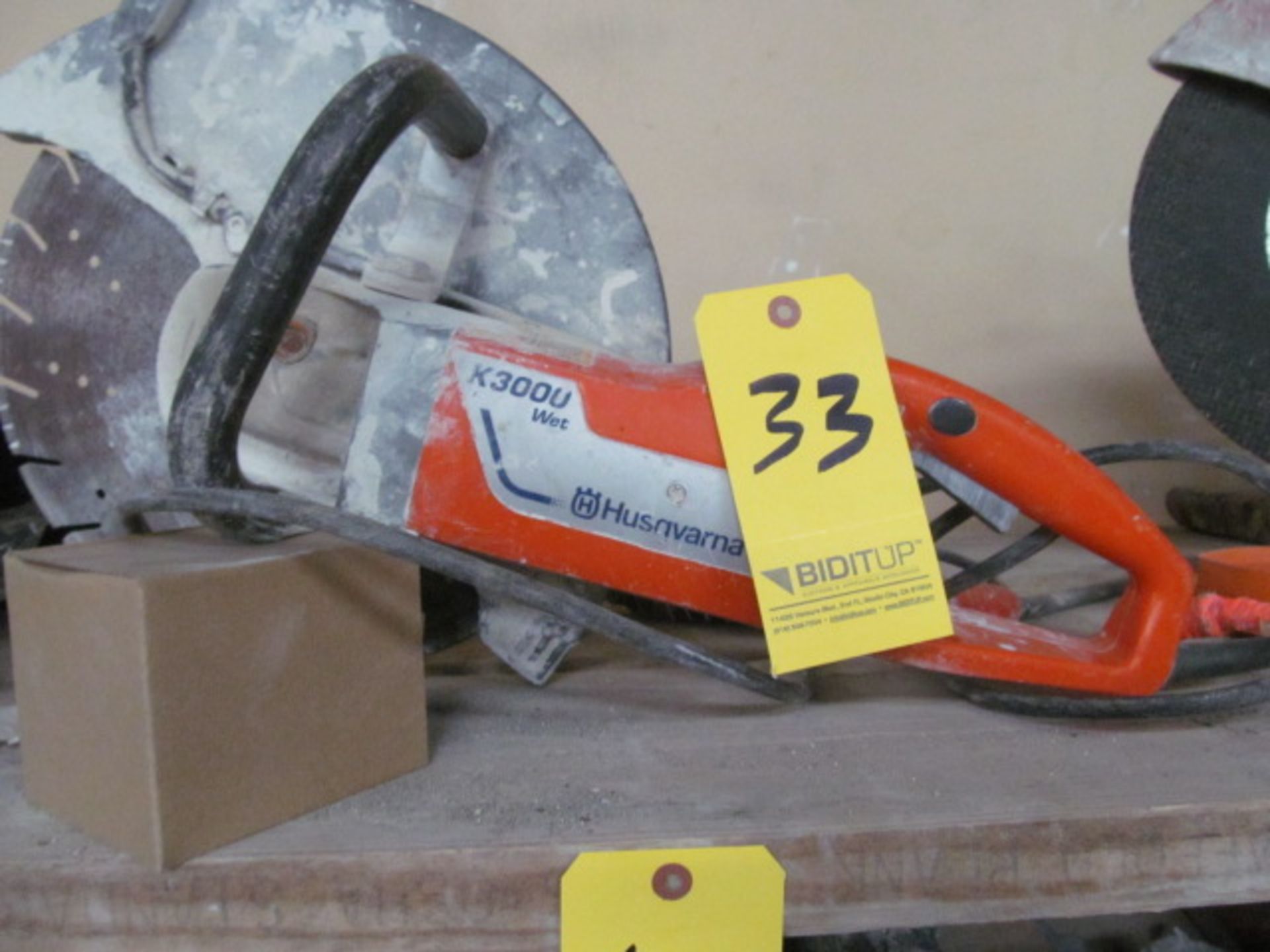 Hosqvarna Hand Wet Saw, Located At: 305 Industrial Ln, Wheeling, IL 60090
