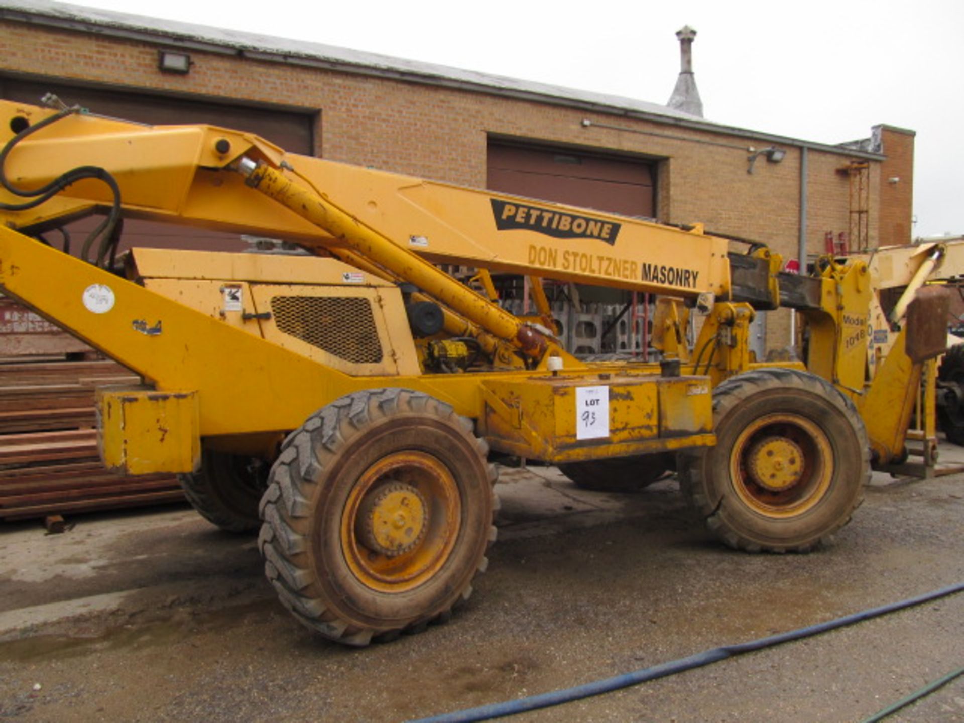 Pettibone Telescope Forklift 1048T S/N 6958, Located At: 305 Industrial Ln, Wheeling, IL 60090